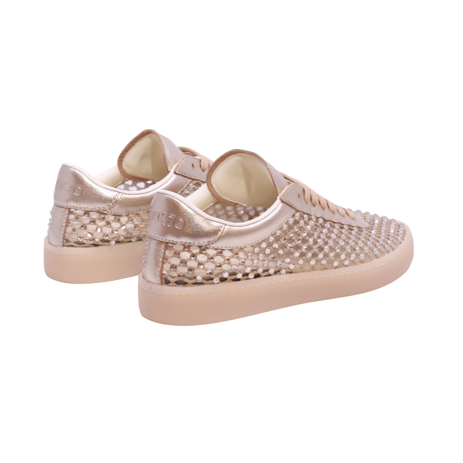 Back 70 108041 Platinum sneaker donna con fondo vintage 