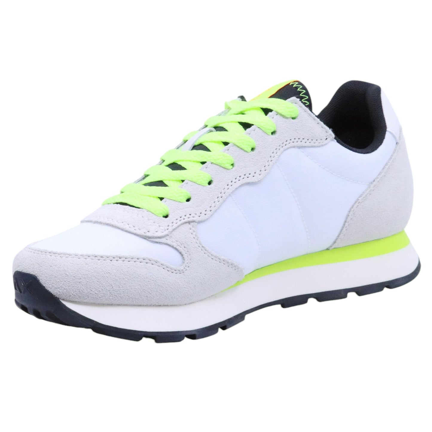 Sneaker uomo Sun68 Tom Fluo Z35102 in tessuto bianco 