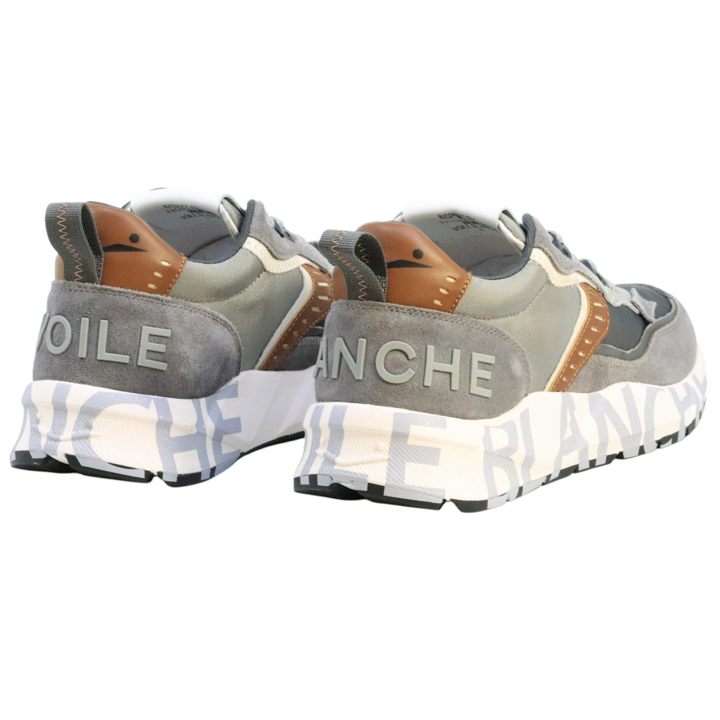 Voile Blanche Club 01 Sneaker uomo in camoscio atracite 