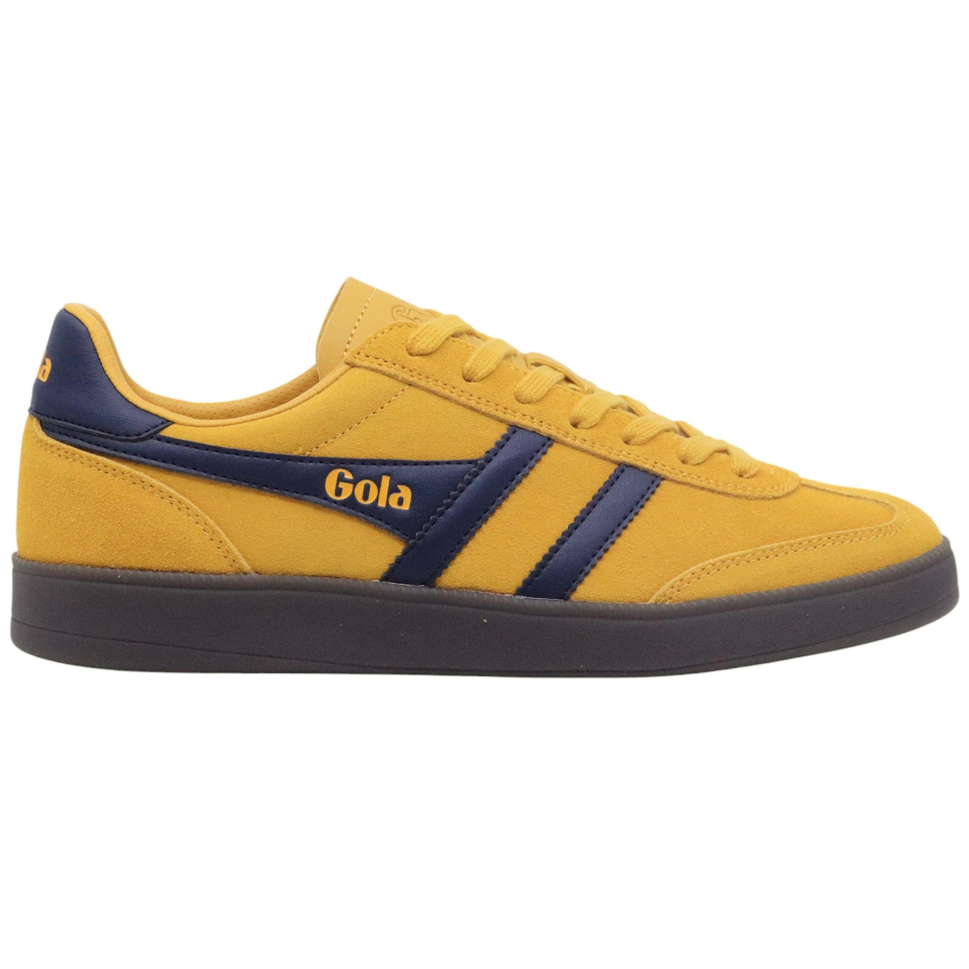 Sneaker uomo Gola Viper Trainers in camoscio giallo 