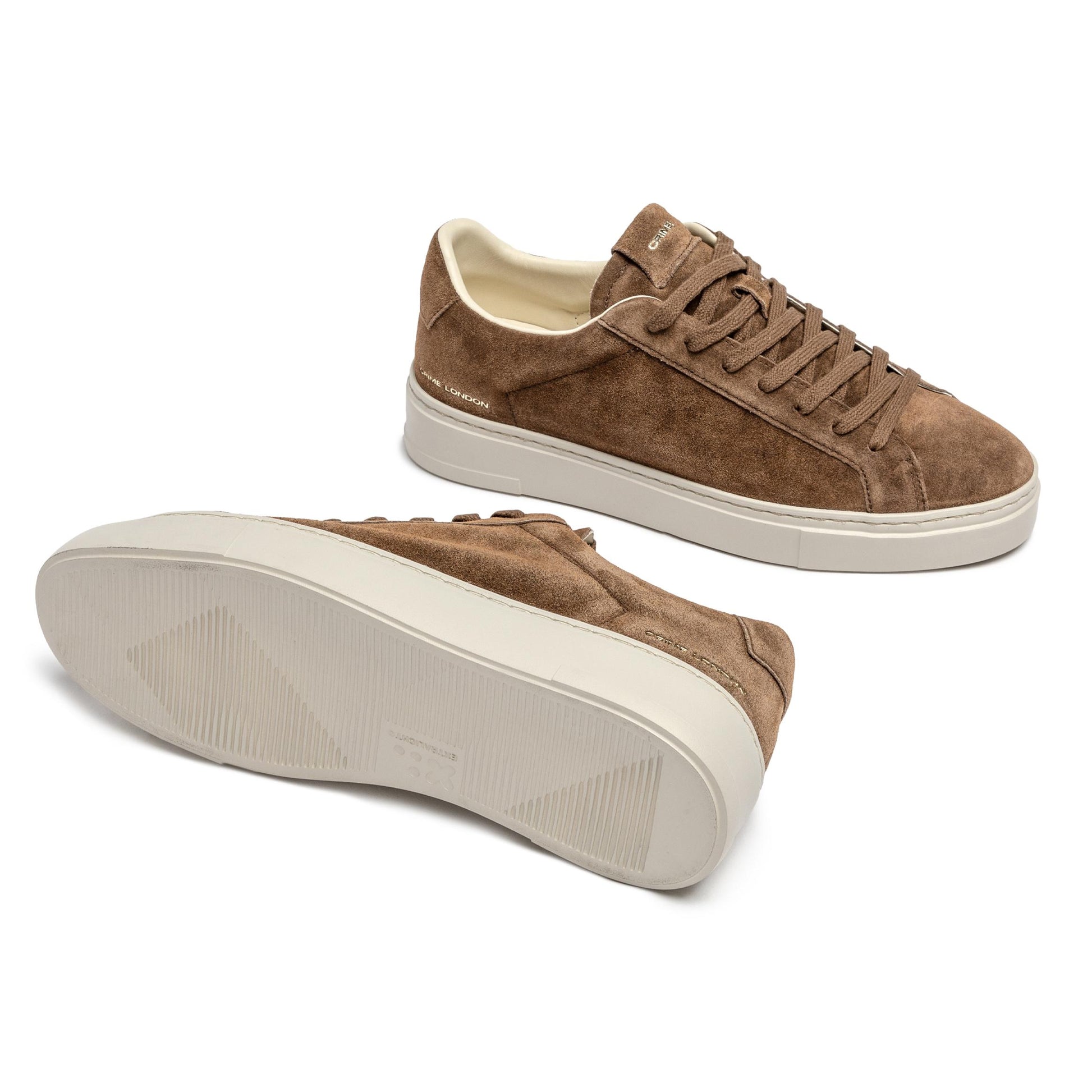 Crime London 11401 Belize sneaker da uomo in camoscio marrone 