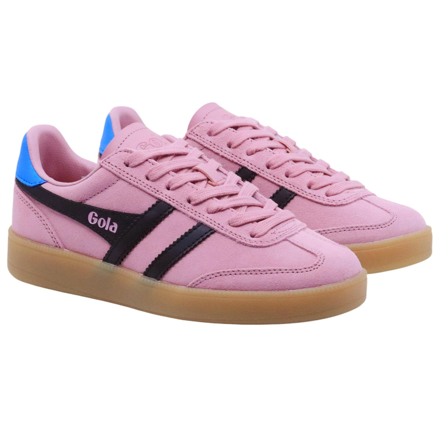 Sneaker donna Gola Viper Trainers in camoscio rosa 
