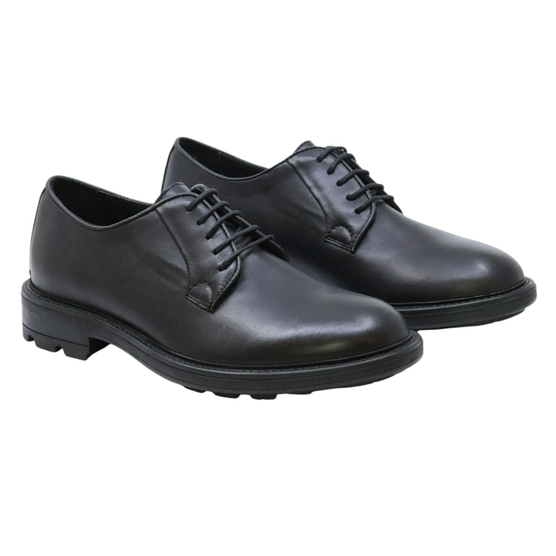 Antica Cuoieria 23057 Derby in pelle nera 