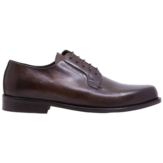 Scarpa Derby uomo Crispiniano 490 in pelle testa di moro 