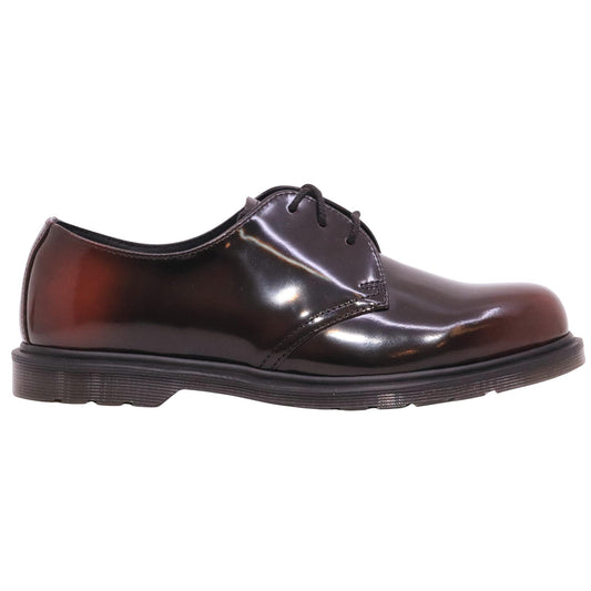 Dr Martens Mayfare 42864600 scarpa uomo in pelle rub-off rosso ciliegia 