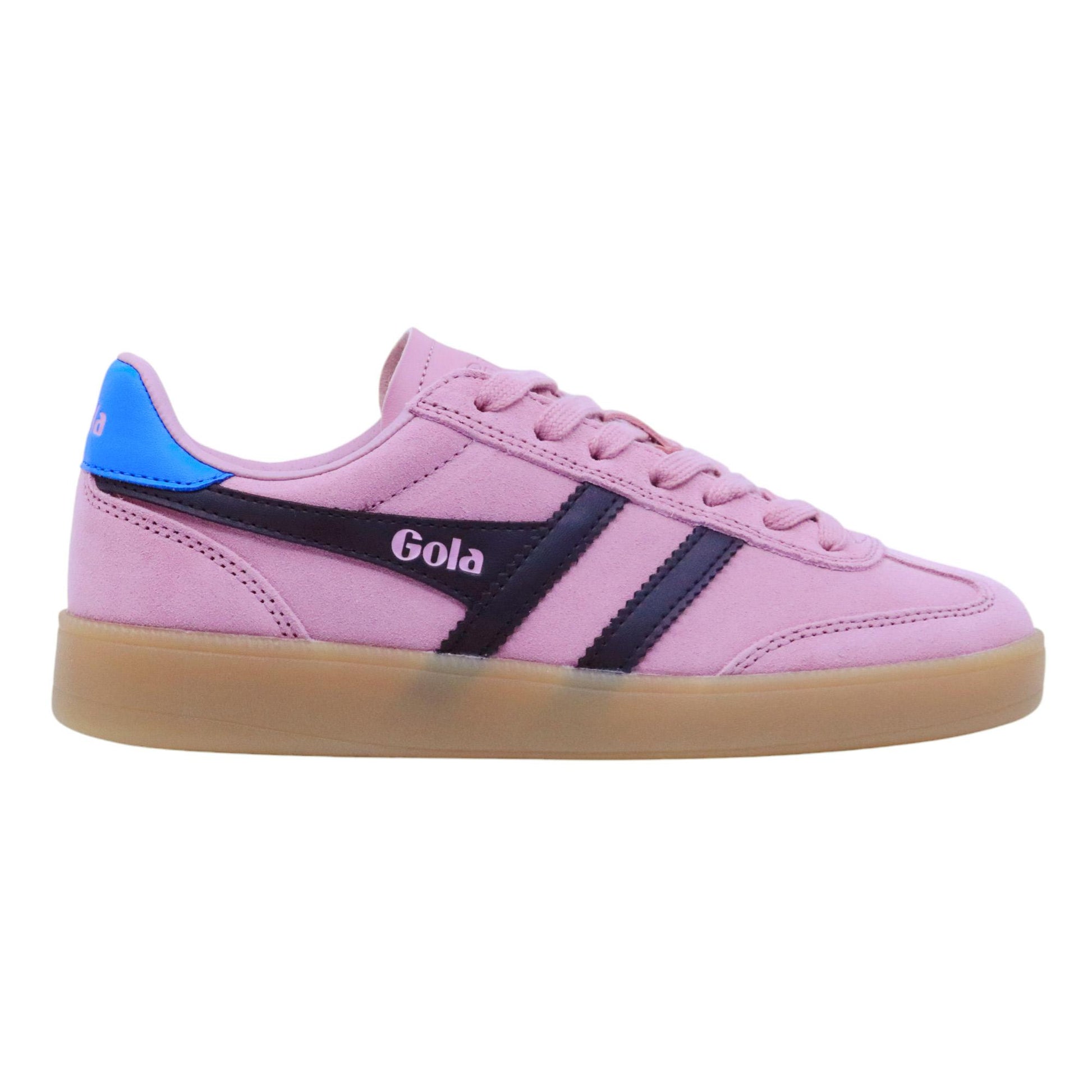 Sneaker donna Gola Viper Trainers in camoscio rosa 