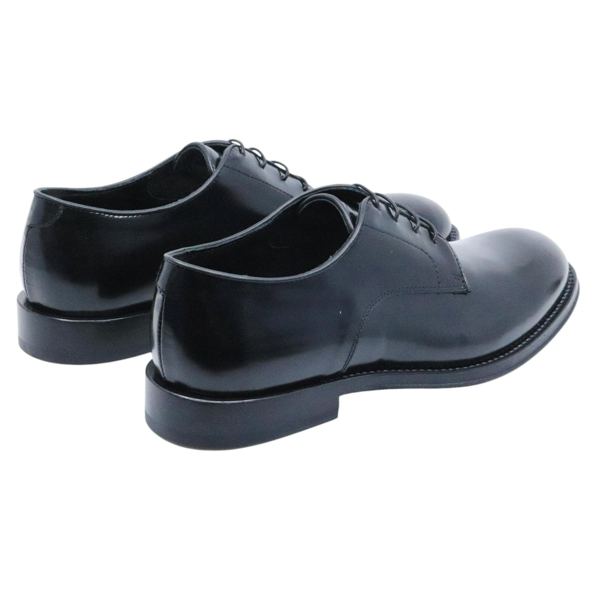 Scarpa Derby uomo Corvari 1821 in pelle nera spazzolata 