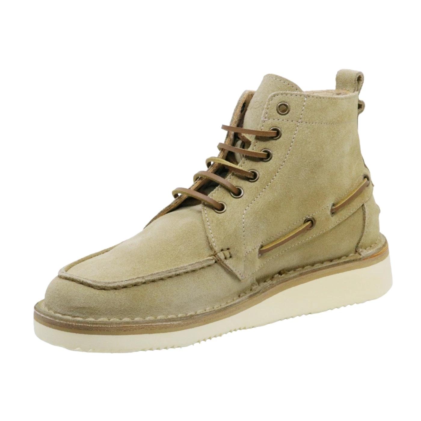 Astorflex Bomaflex stivaletto da uomo in pelle scamosciata di colore ecrù 
