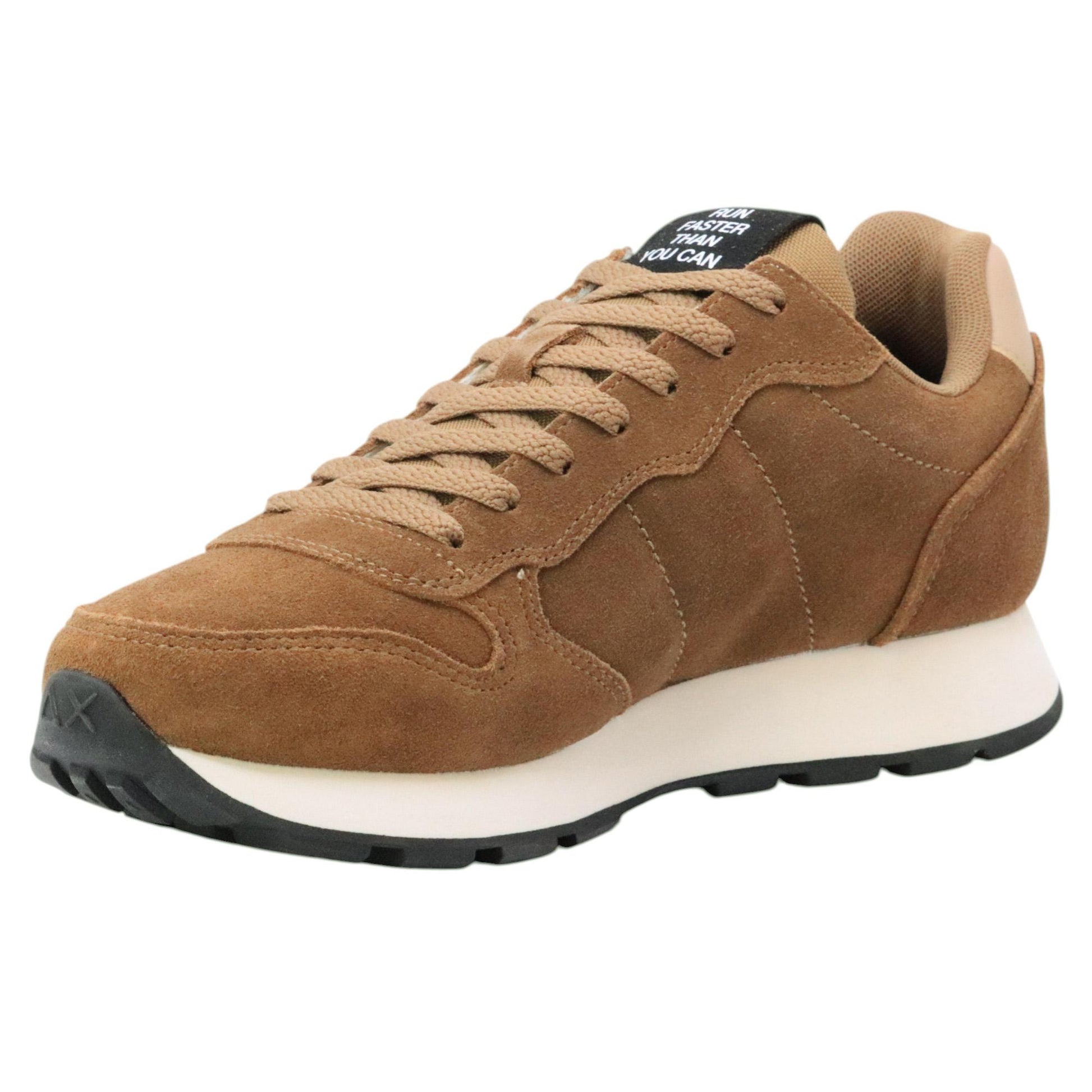 SUN68 Tom Suede Z45106 sneaker uomo in suede marrone 