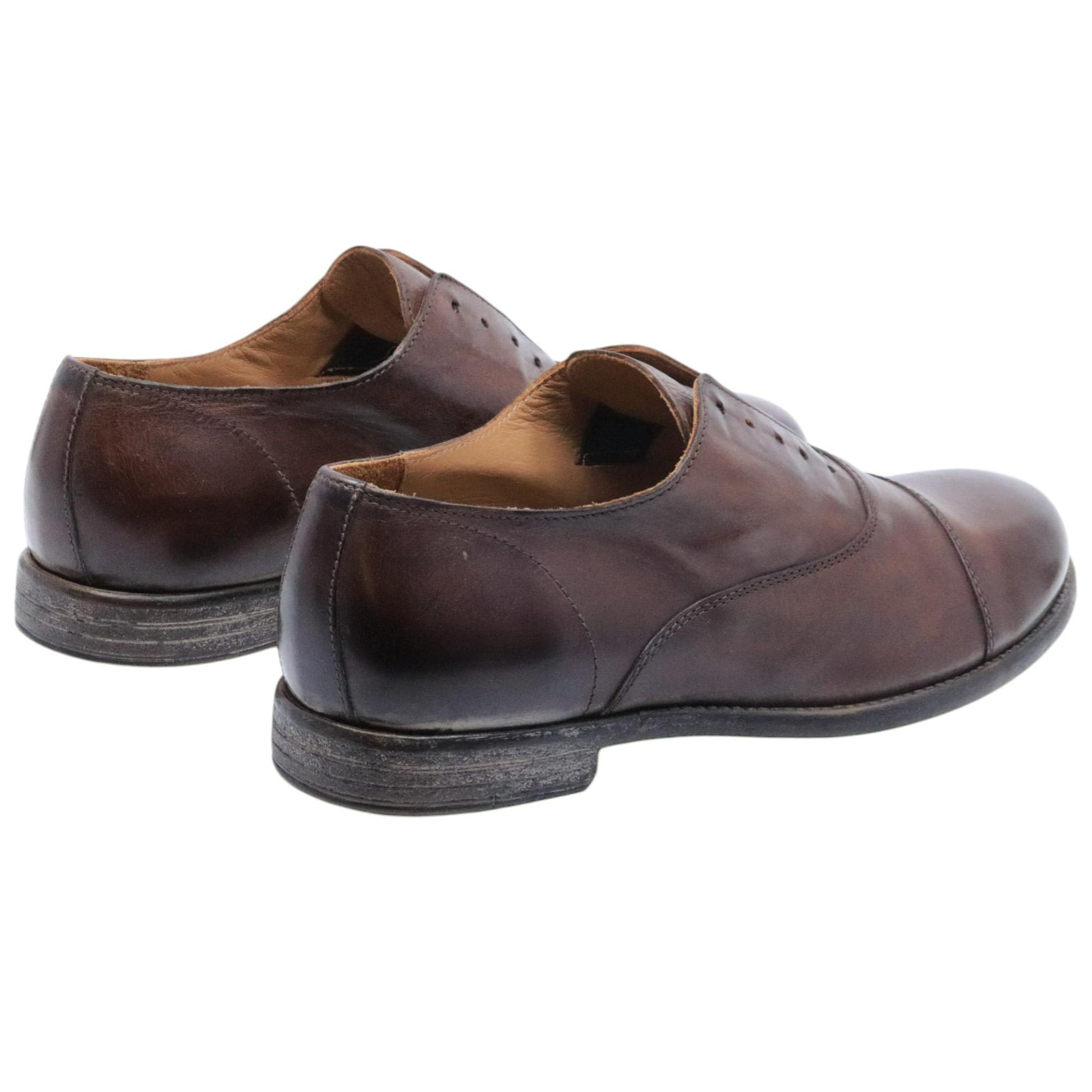 Scarpa uomo Moma 16403A in pelle marrone 