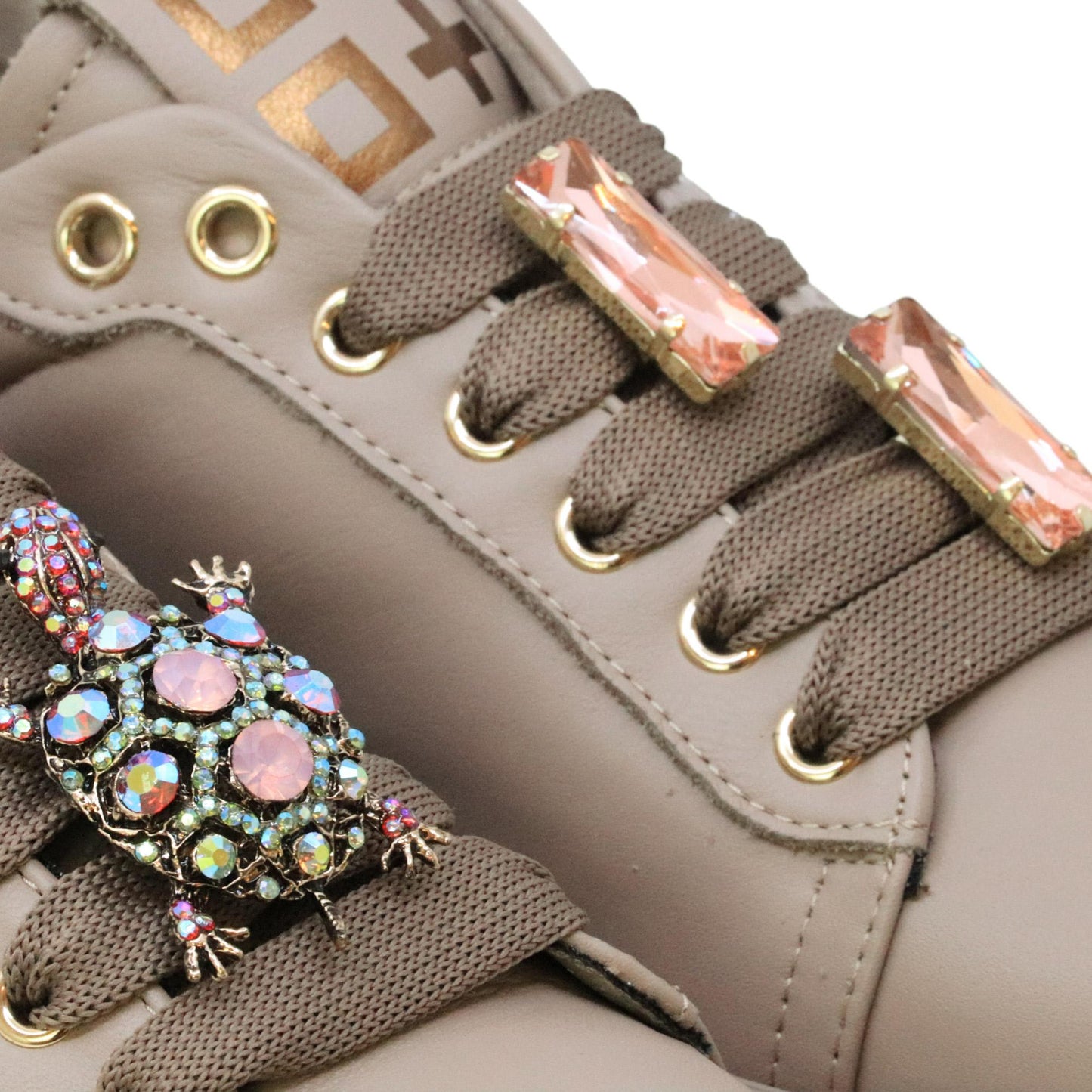 GIO+ PIA432B Combi sneaker donna in pelle taupe PIA432BTAUPE GIO+