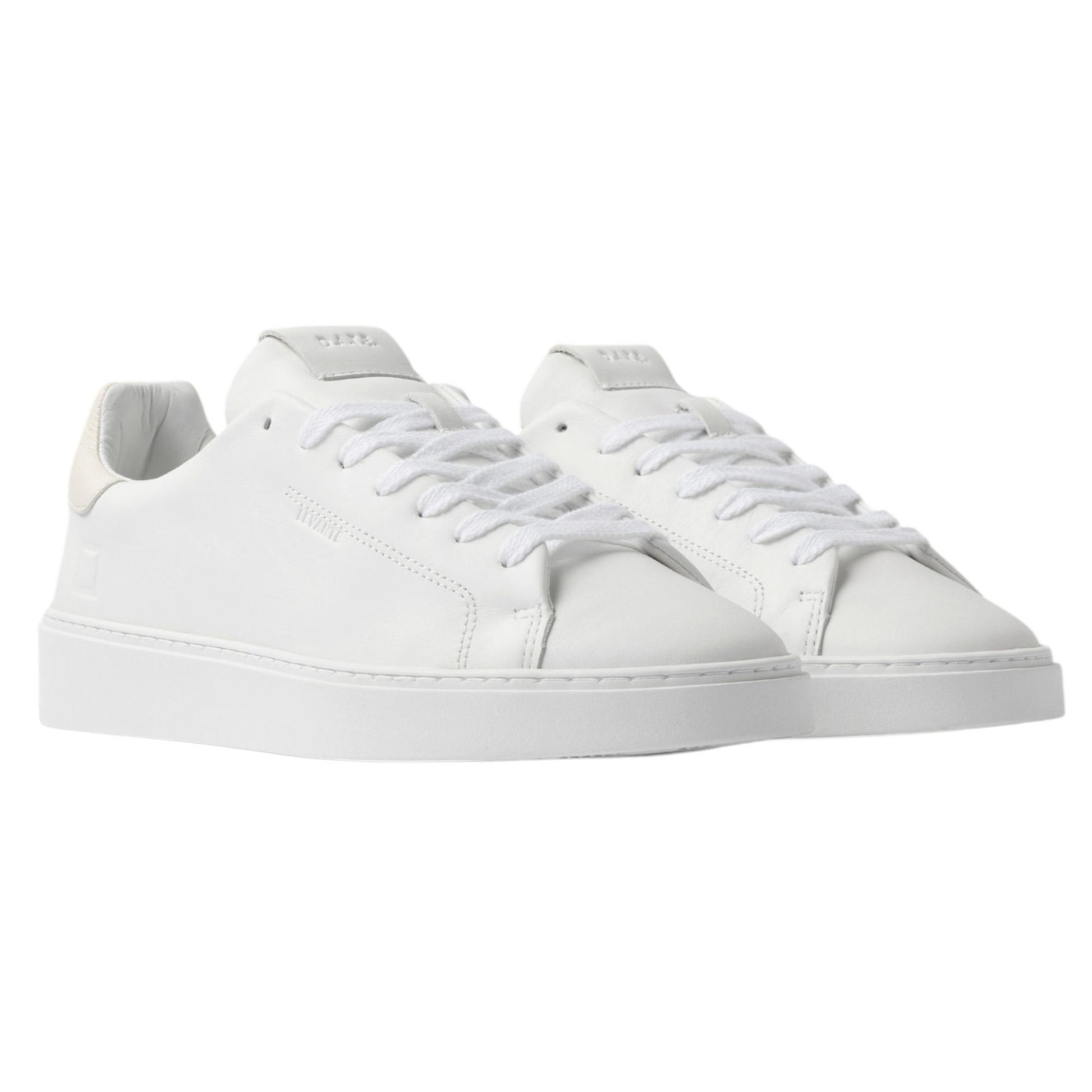 DATE Levante Calf White Ivory LV CA IY sneaker uomo in pelle bianca 