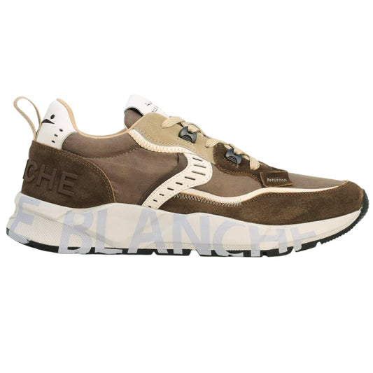 Voile Blanche Club 01 Sneaker uomo in camoscio marrone 