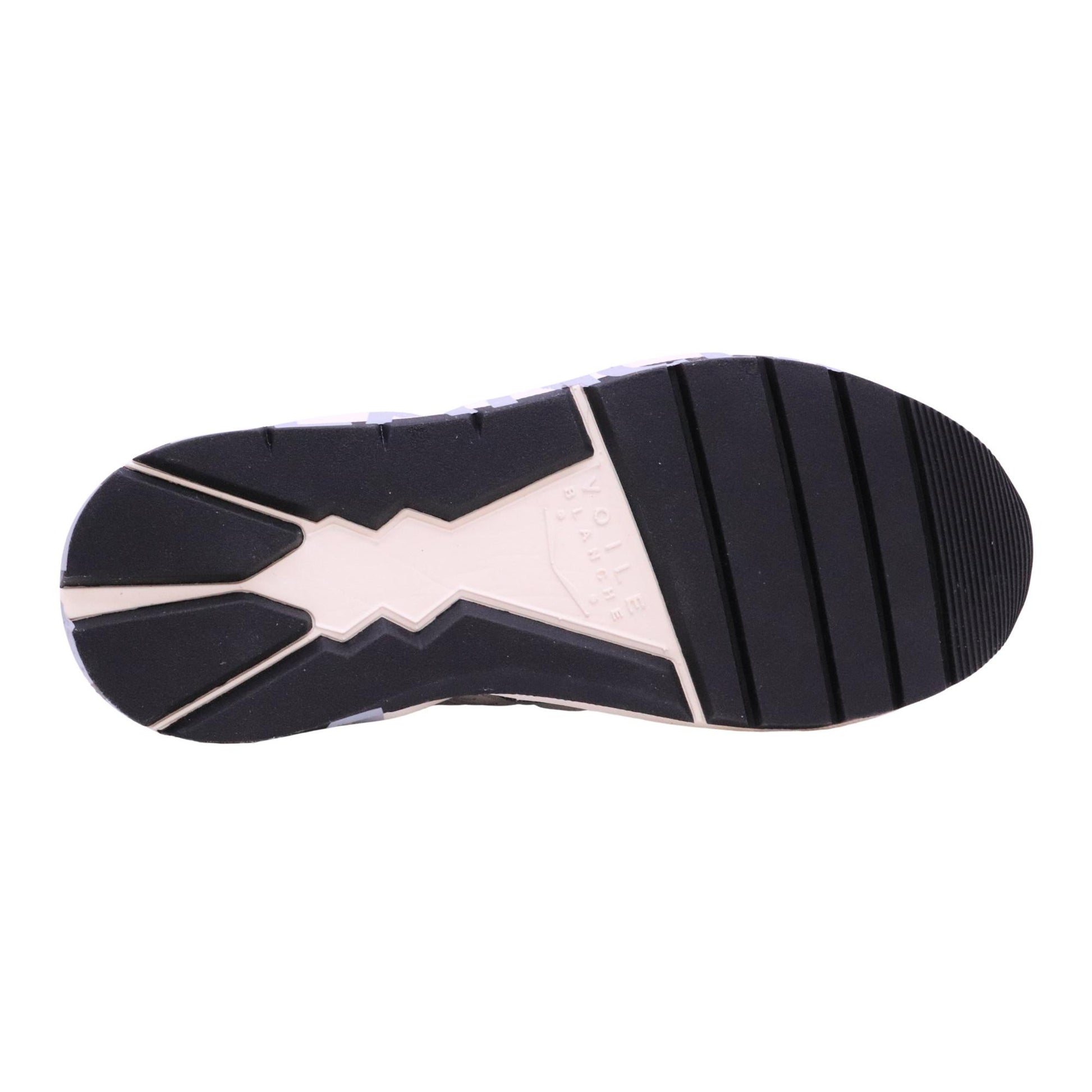 Voile Blanche Club01 sneaker uomo in suede grigio e nylon bianco con dettagli azzurri 