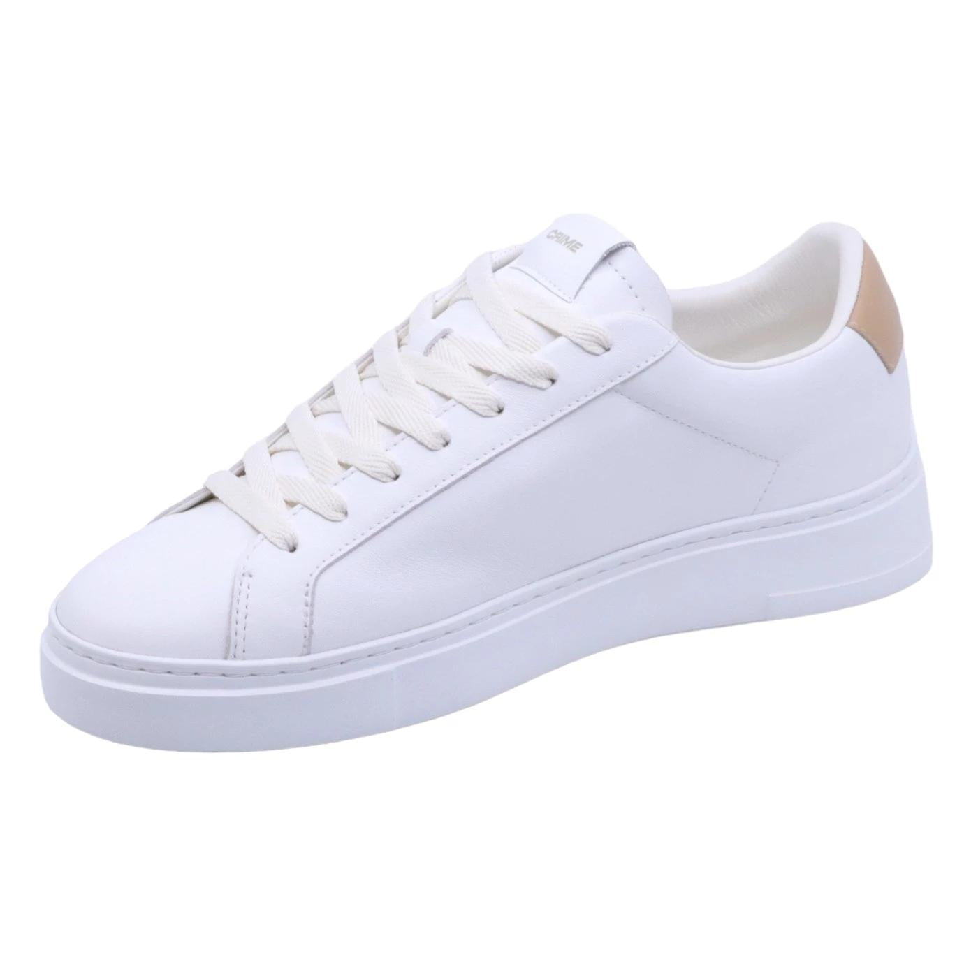 Sneaker uomo Crime London 17700 Extralight in pelle bianca 
