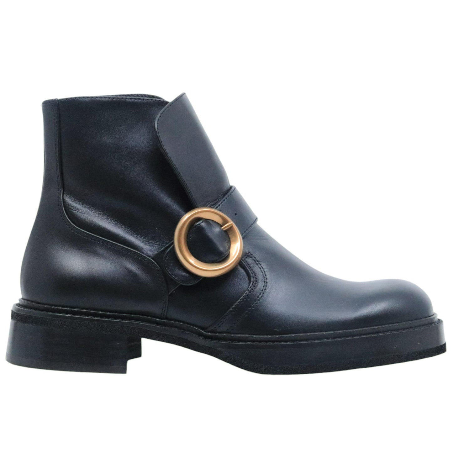 Ras 7857 stivaletto da donna in pelle nera 