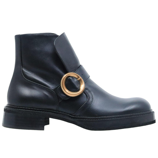 Ras 7857 stivaletto da donna in pelle nera 