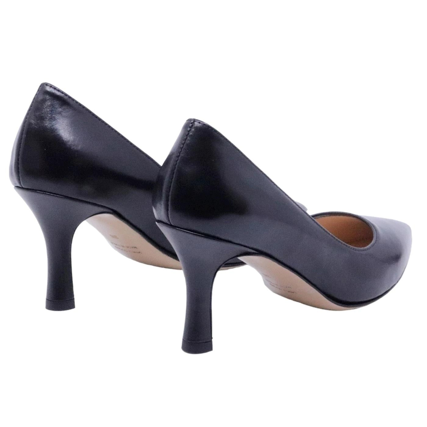 Décolleté donna Le Briella Z527 in pelle nera 