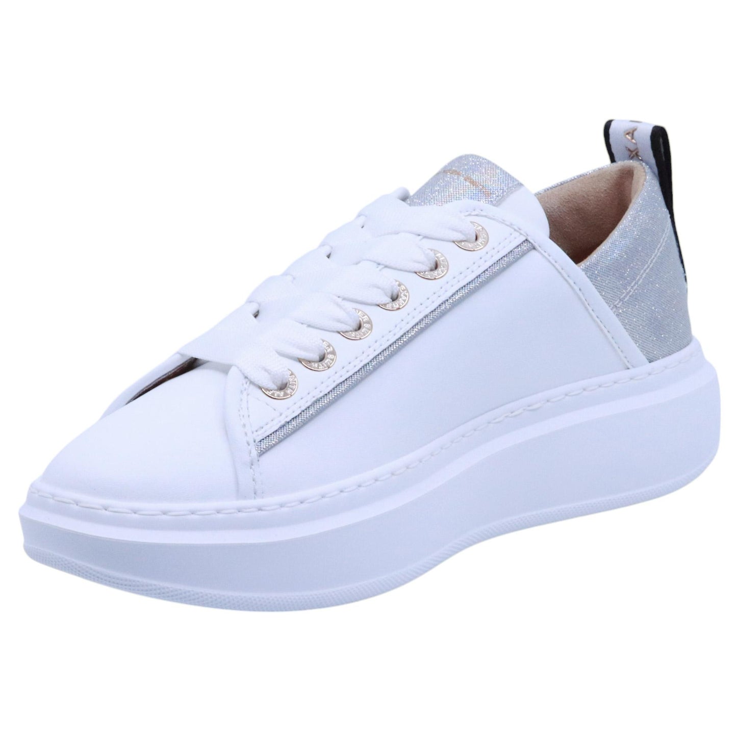Sneaker donna Alexander Smith Wembley in pelle bianca 