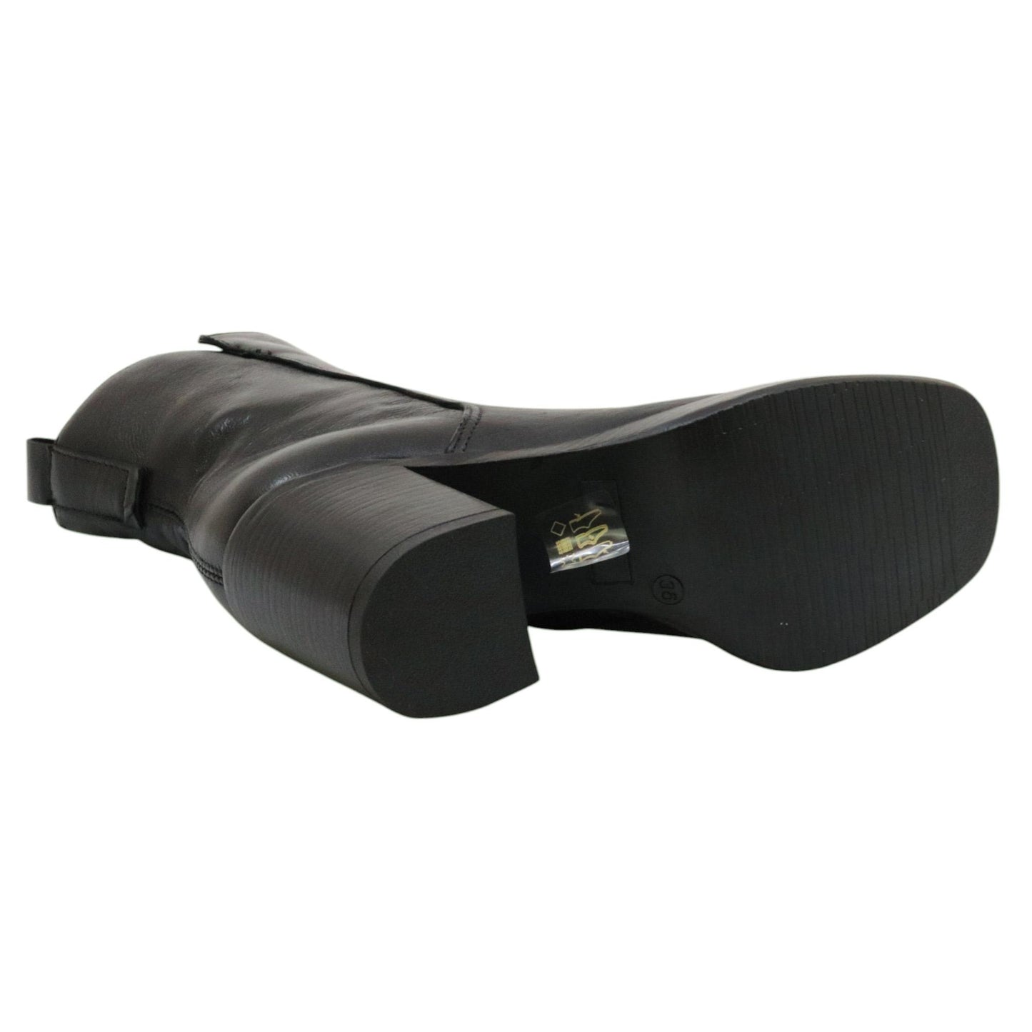 MJUS Maddalena P96212 stivaletto donna in pelle nera 