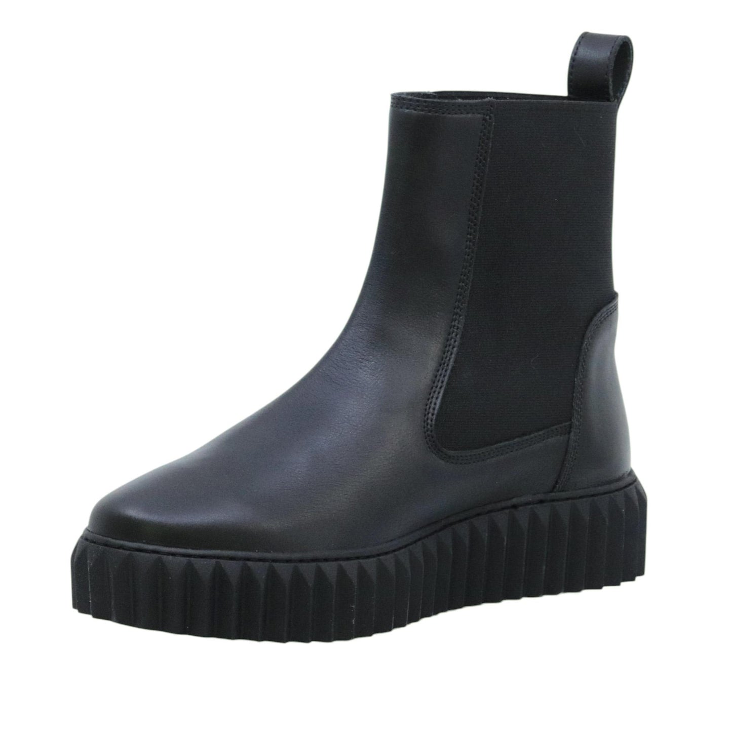 Voile Blanche Beth stivaletto donna in pelle nera 