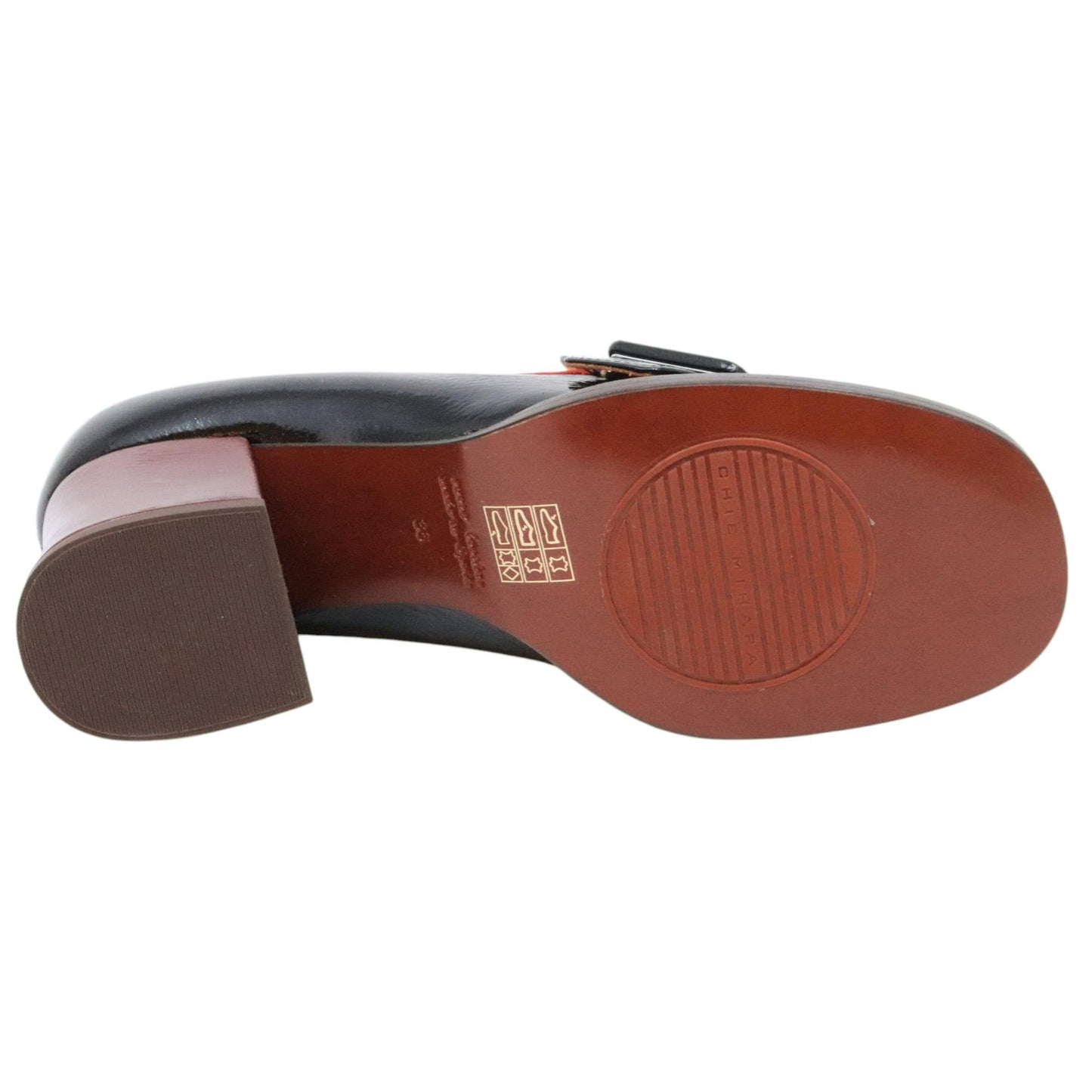 Mocassino Chie Mihara Teisin47 da donna in pelle nera 