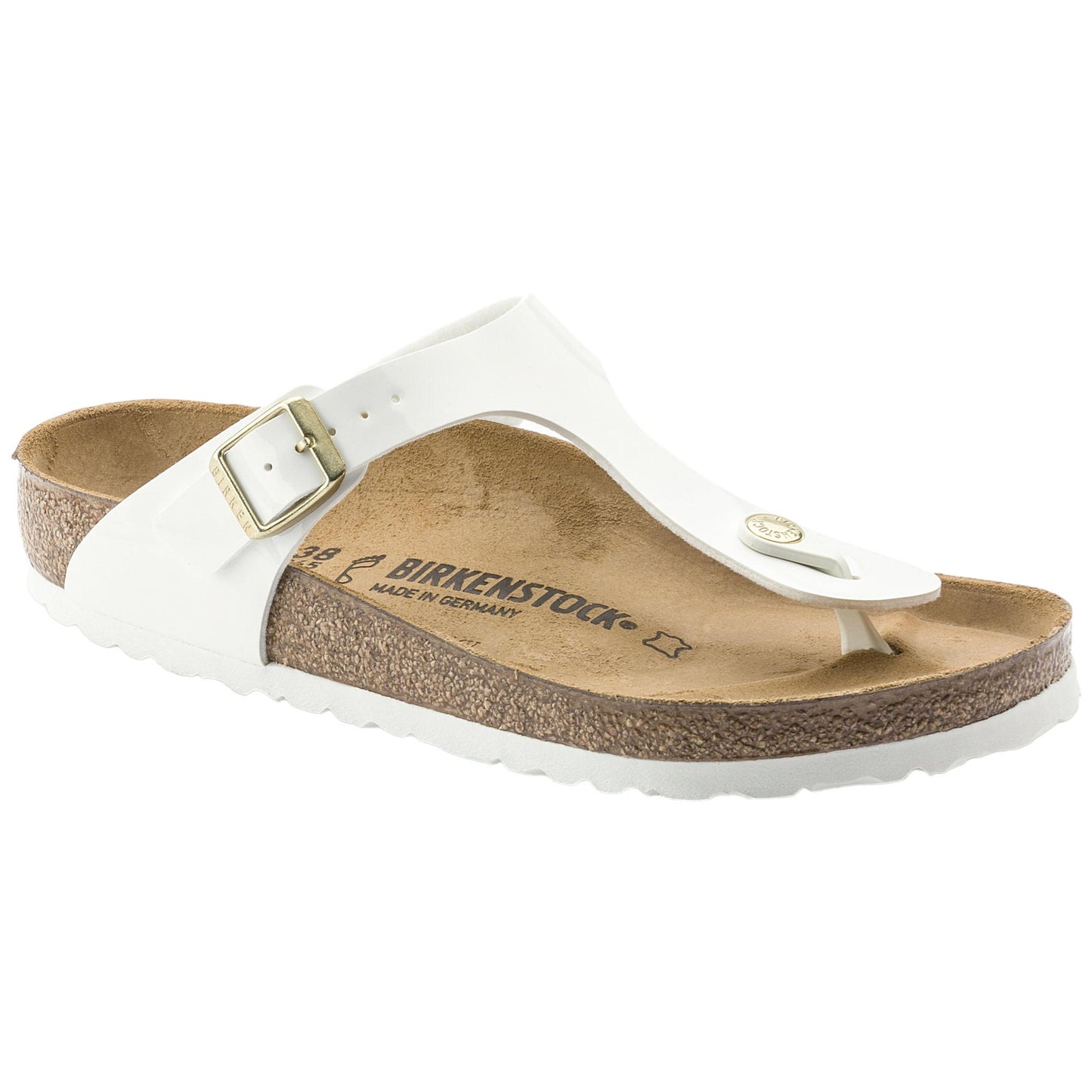 bianco lucido GIZEH-BIRFPATENT-WHITEWHITE BIRKENSTOCK