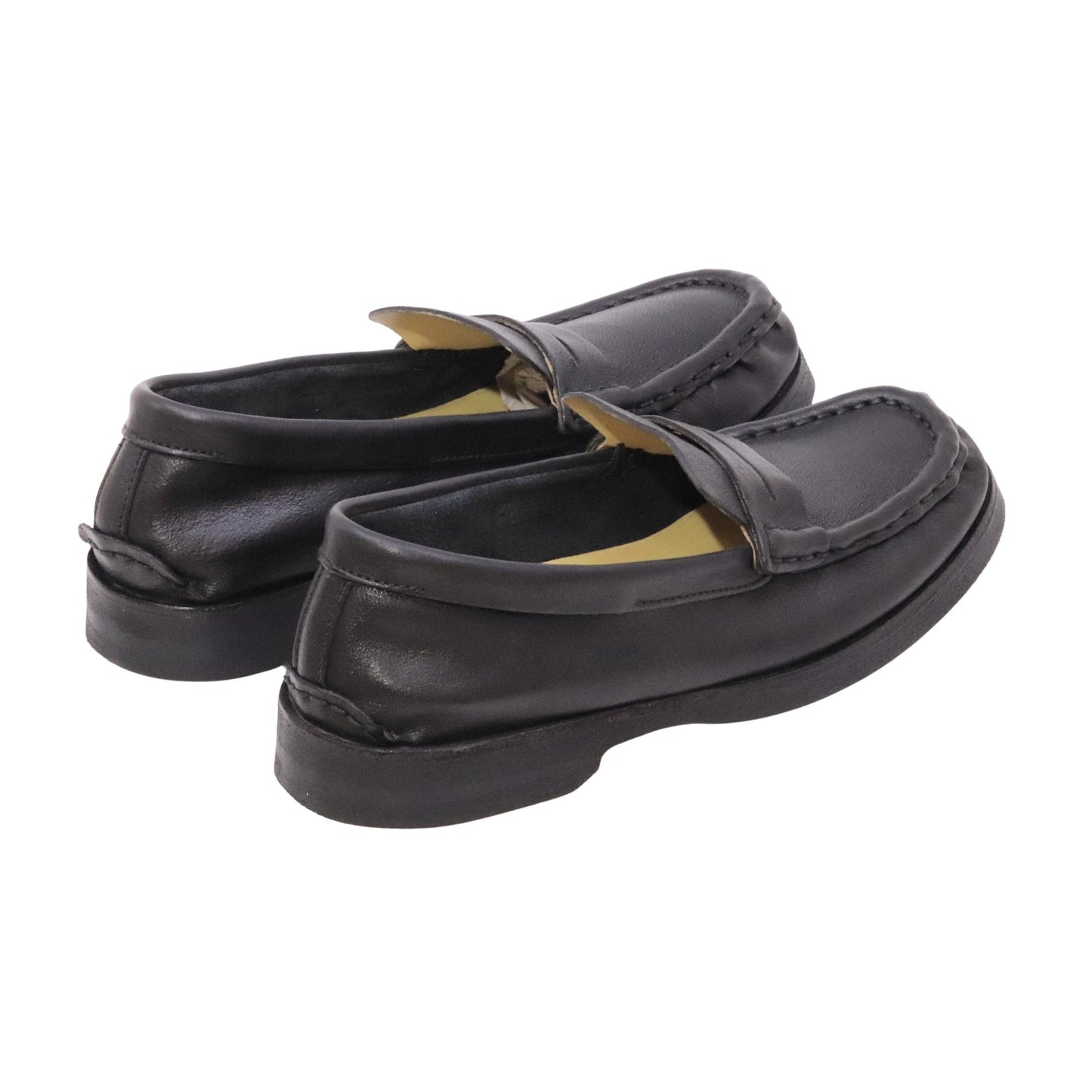 AS98 Benso Z58101 mocassino uomo in pelle nera con suola in gomma 