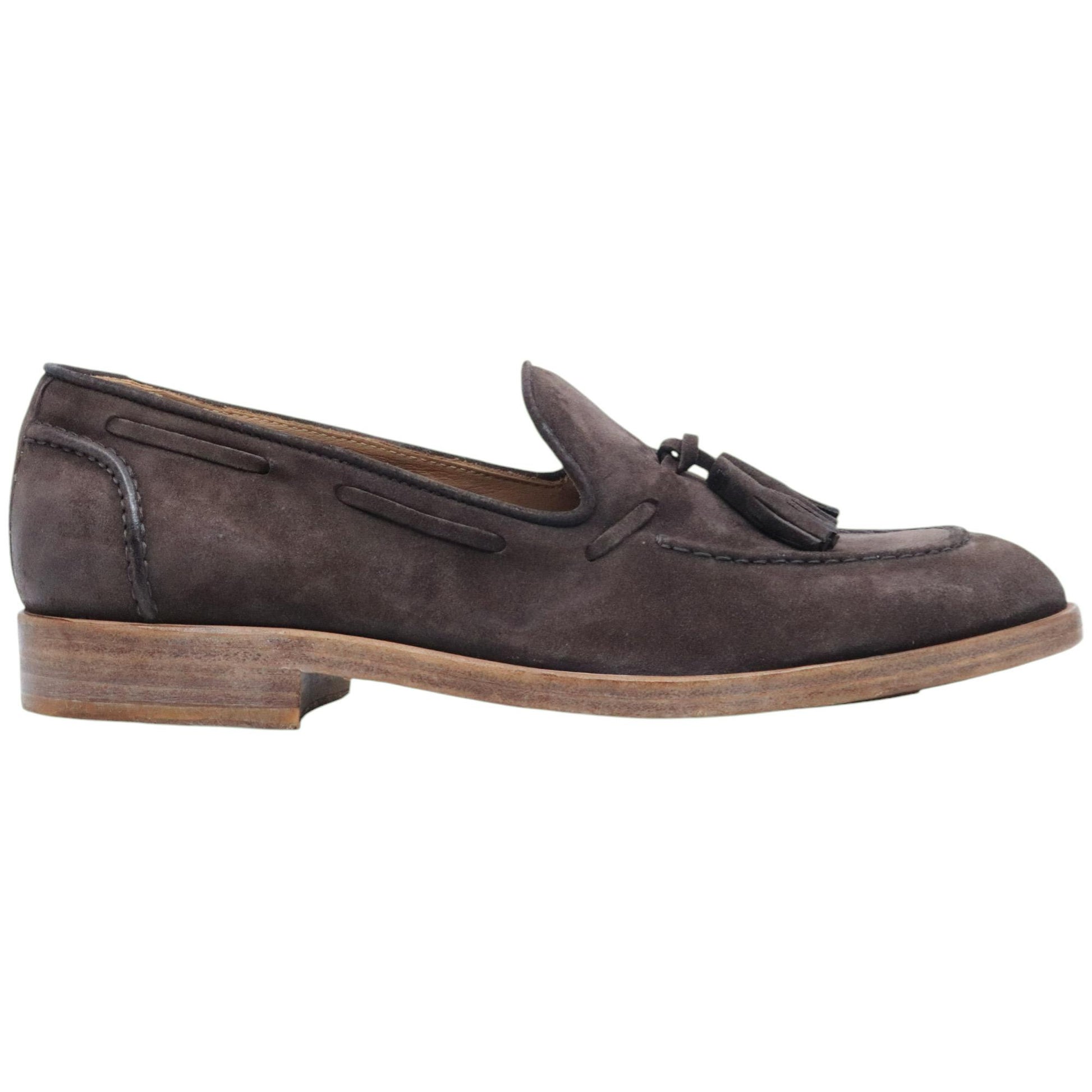 Mocassino uomo Moma 17402F in camoscio marrone 