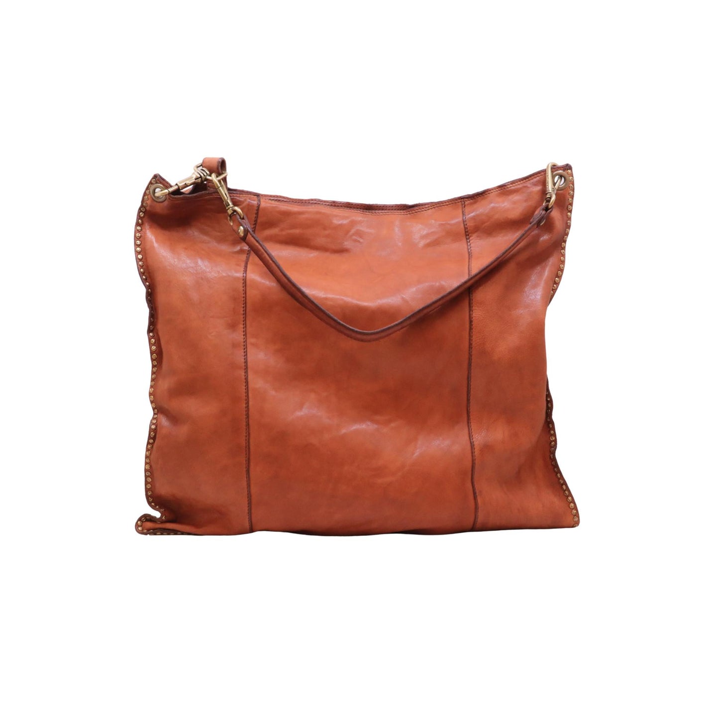 Campomaggi Elsa C043670ND borsa monospalla in pelle cognac 