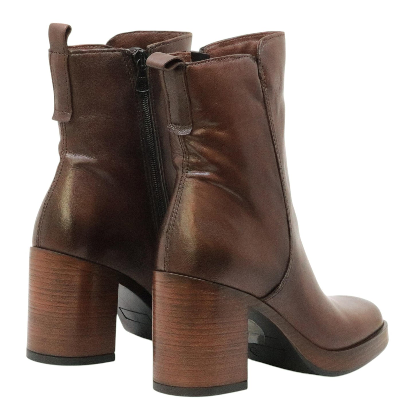 MJUS Maddalena P96212 stivaletto donna in pelle marrone cioccolato 