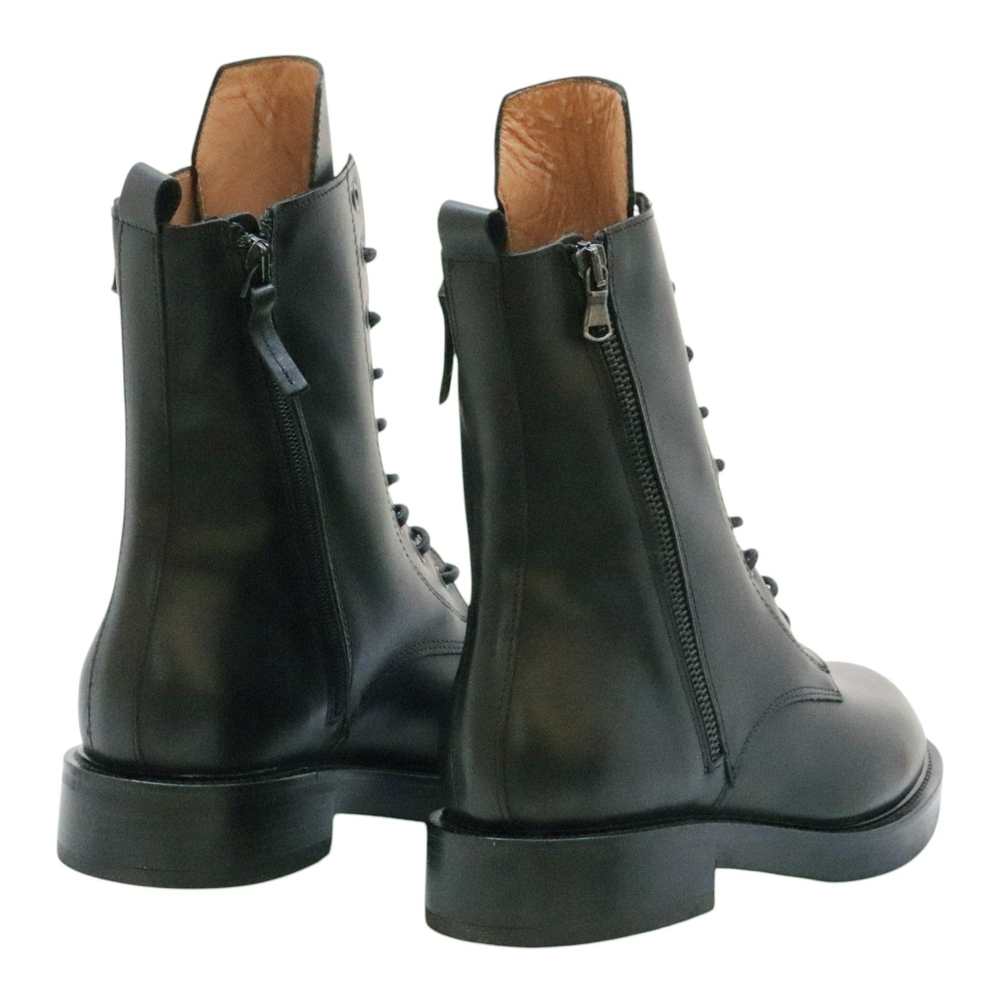 The Seller MW548 stivaletto donna in pelle nera 