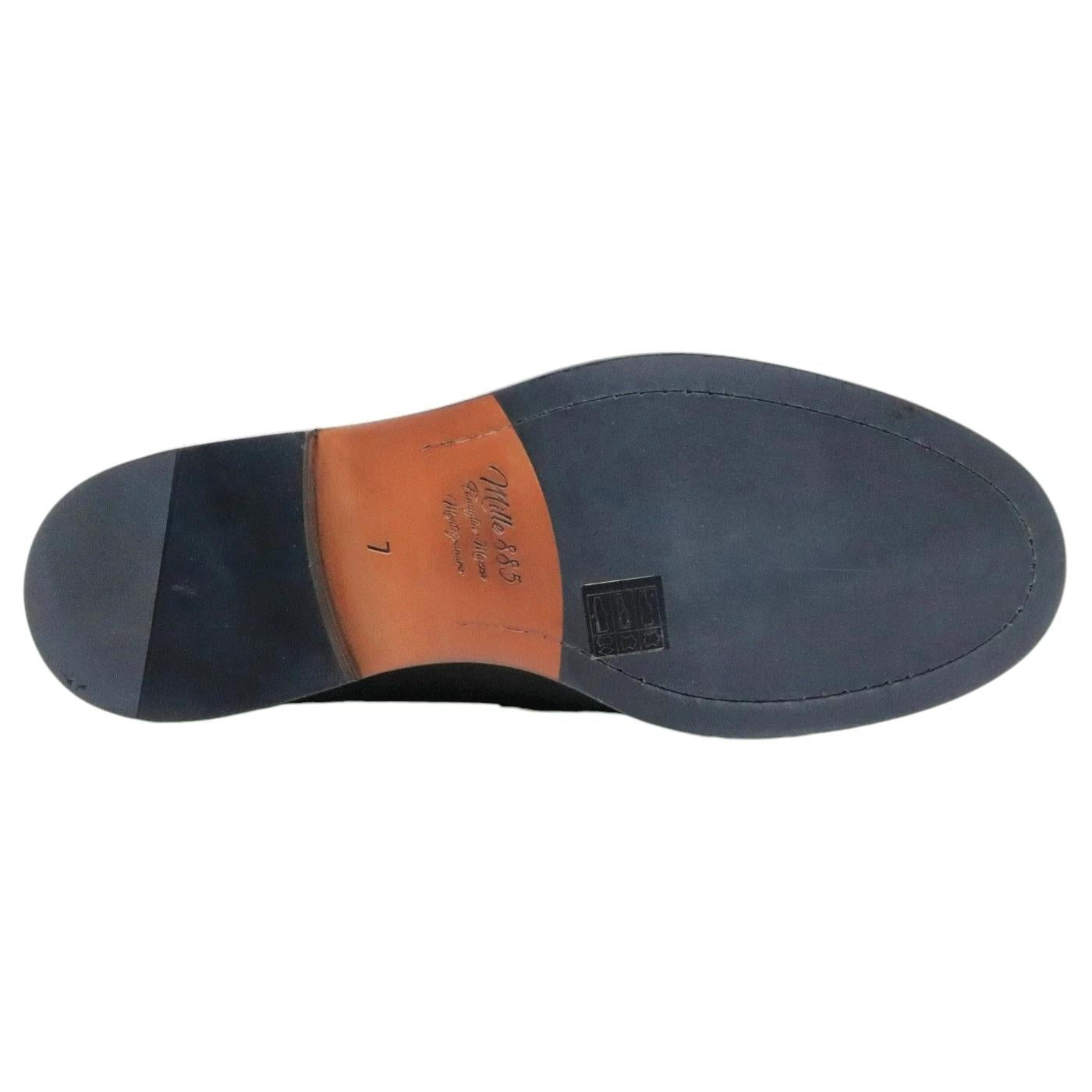 Mocassino uomo Mille 885 Milano in camoscio marrone 