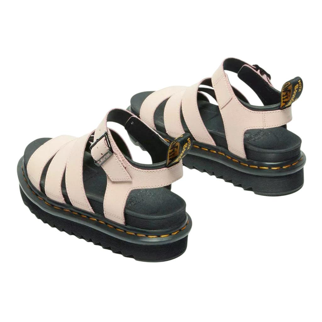 Dr Martens Blaire Athena sandalo donna in pelle rosa. 