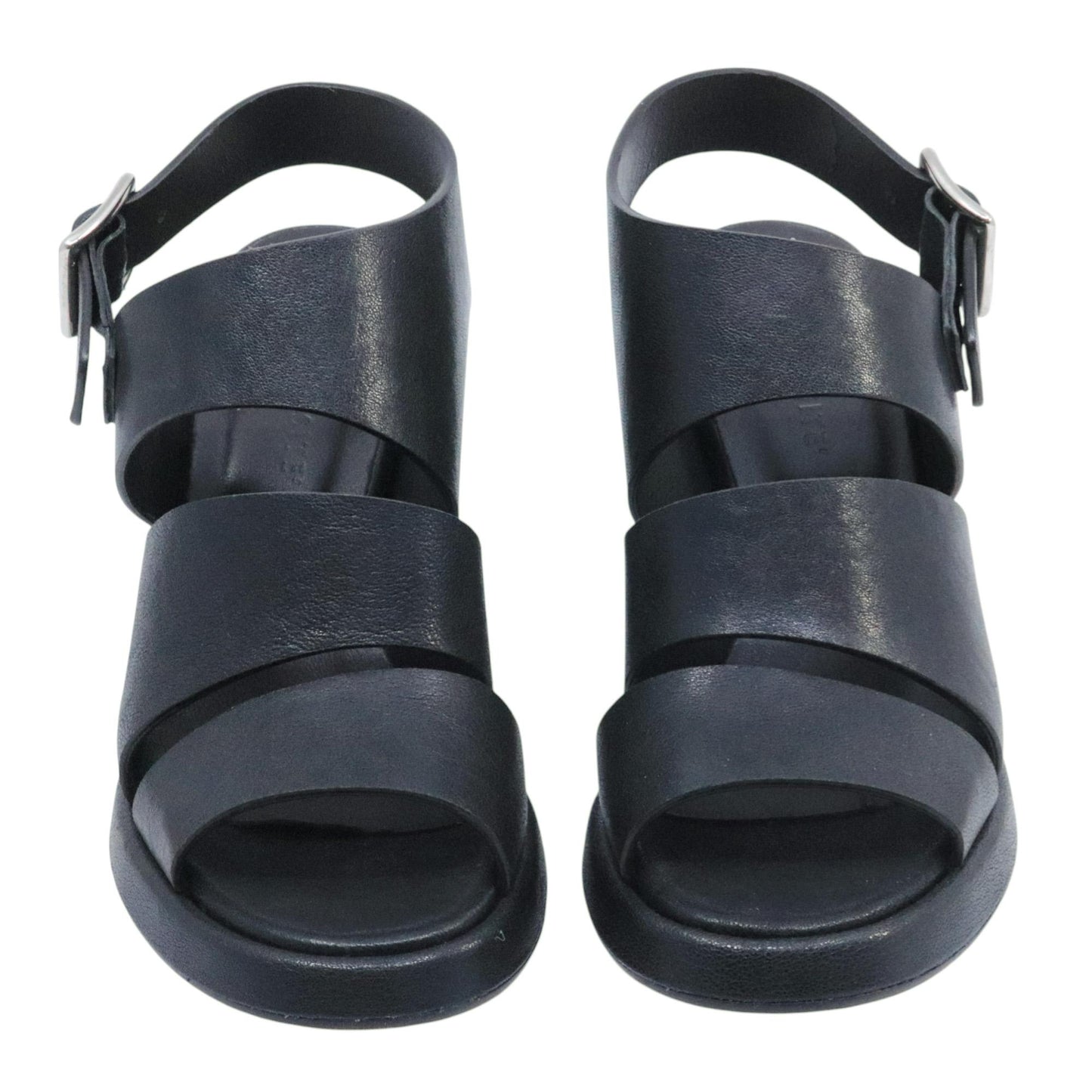 Sandalo con tacco Curiositè 2740 in pelle nera 