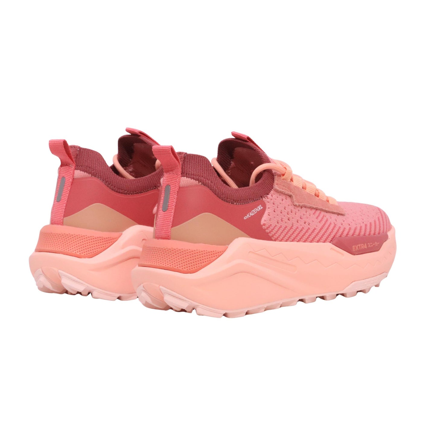 Extr4 Kaizen XL 2.02 sneaker donna salmone in tessuto tecnico e camoscio 