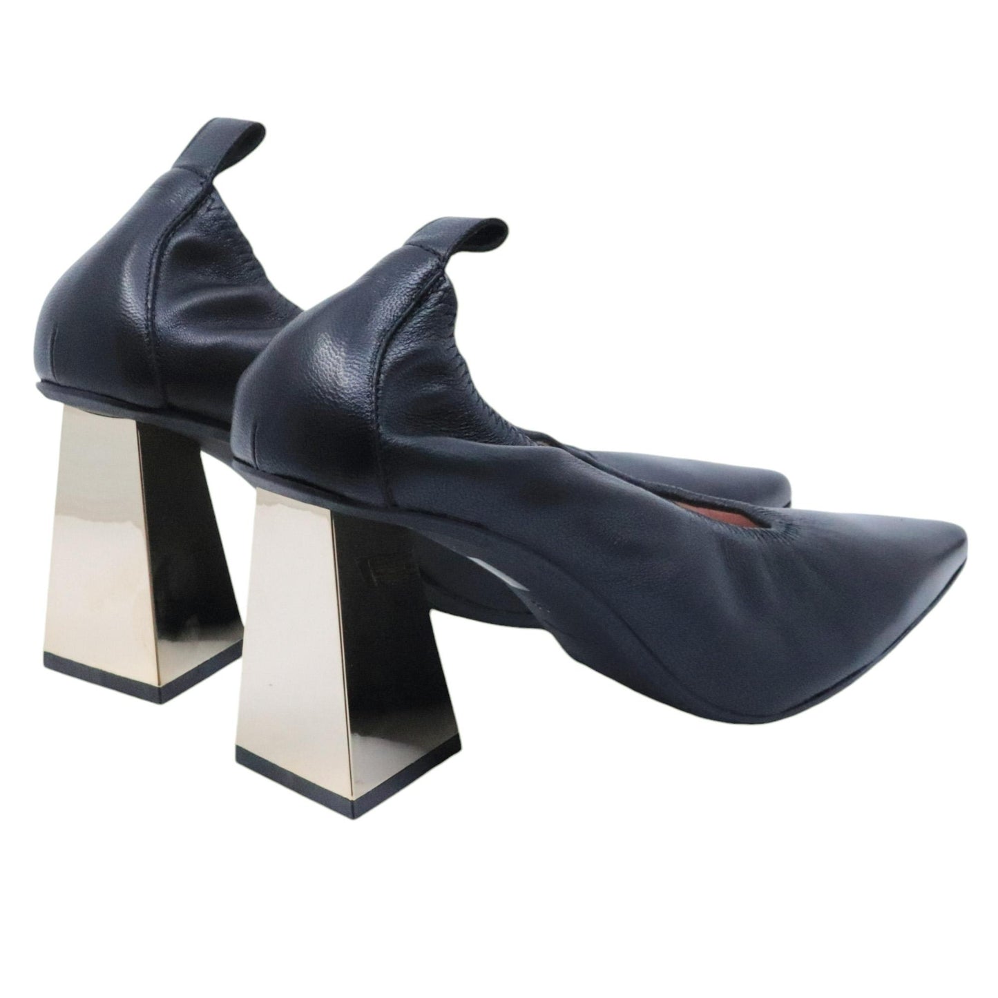 Ras 7728 decolletè da donna in pelle nera 