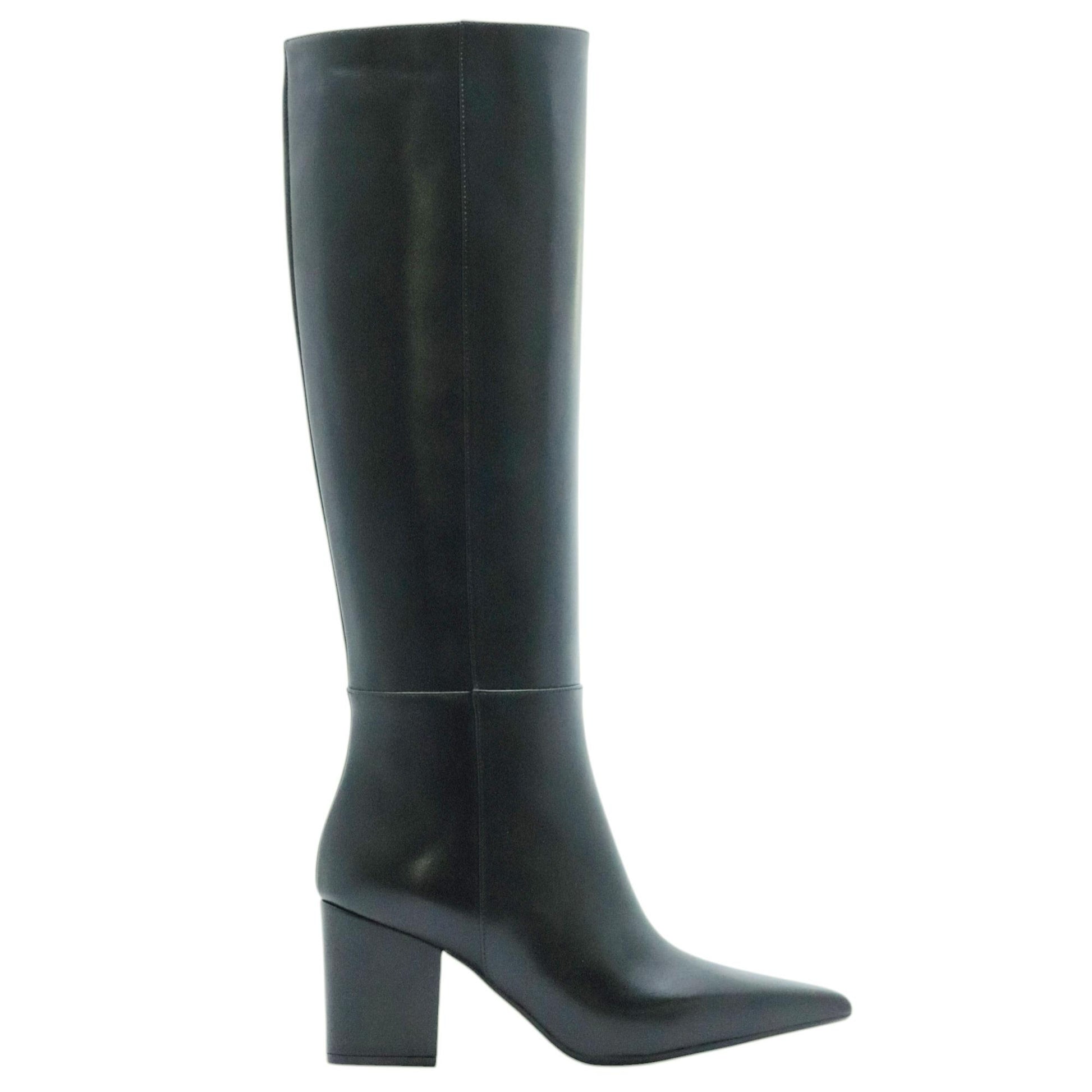 Anna F 9970 stivale donna in pelle nera 