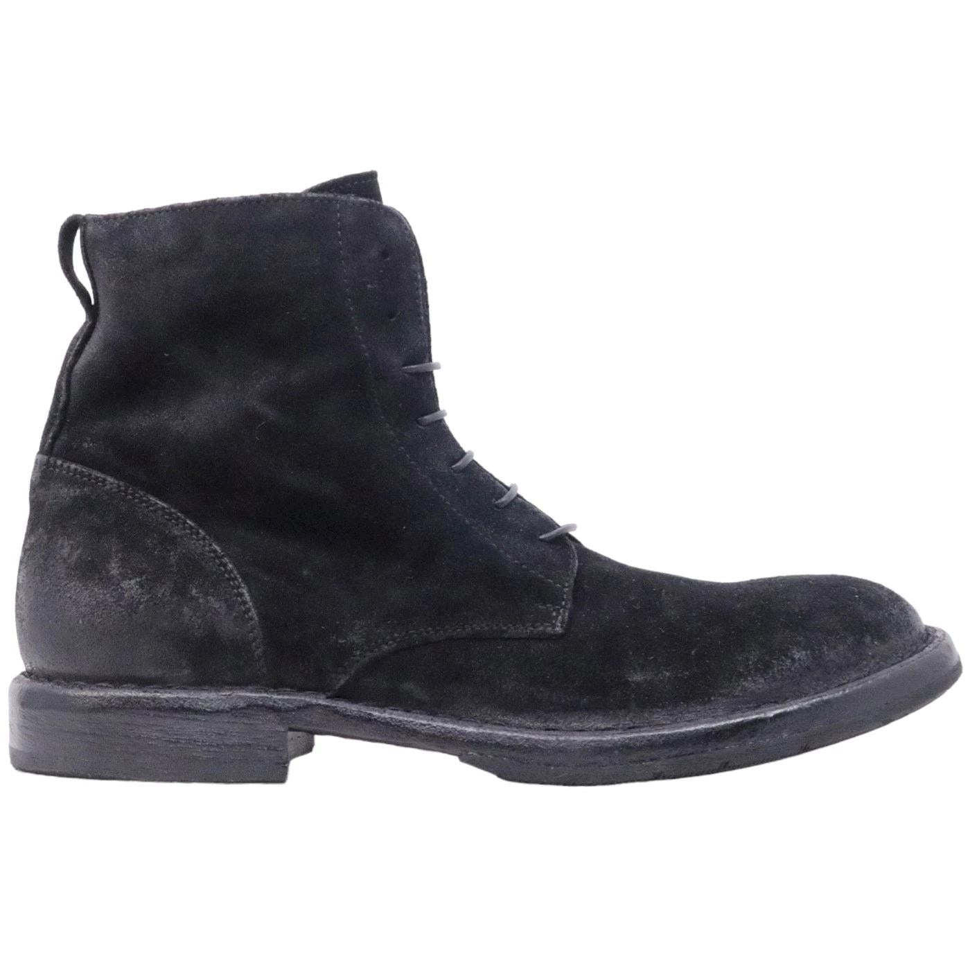 Stivaletto Moma 50307B SA da uomo in camoscio nero 