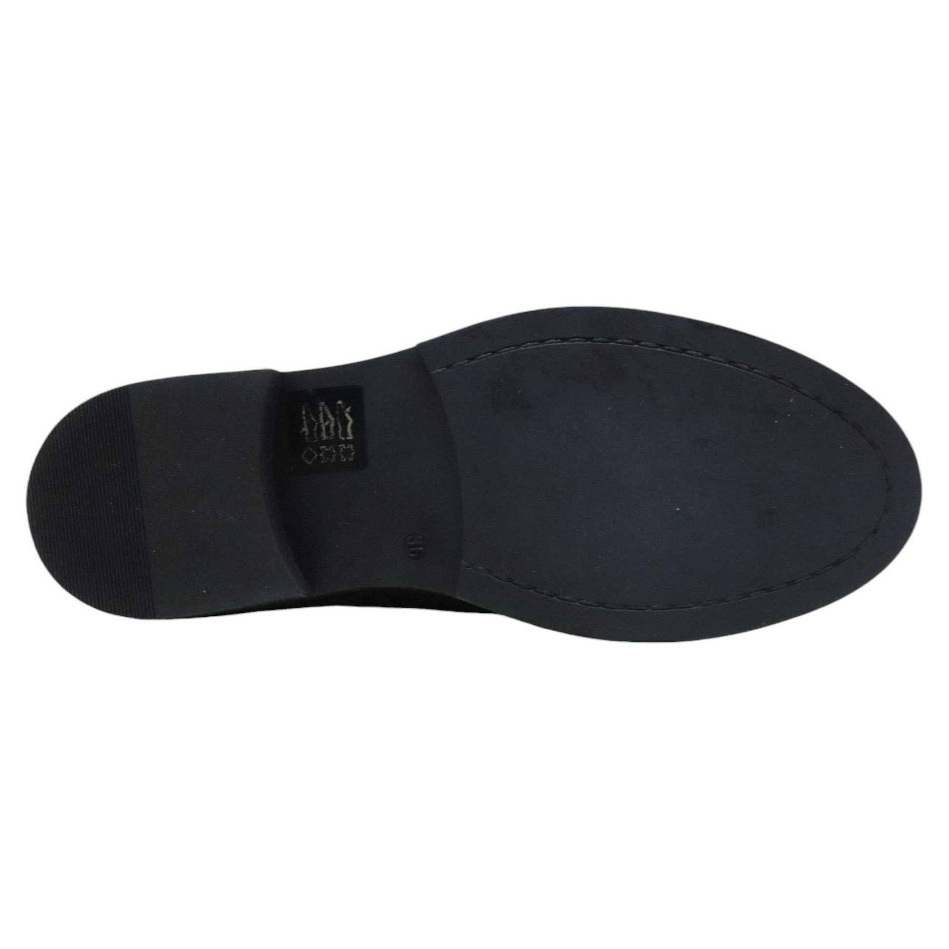 Scarpa Mjus T81107 da donna in pelle marrone 