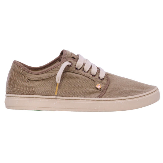 Satorisan Heisei Gaia Terra.3 sneaker uomo in cotone e juta brown 