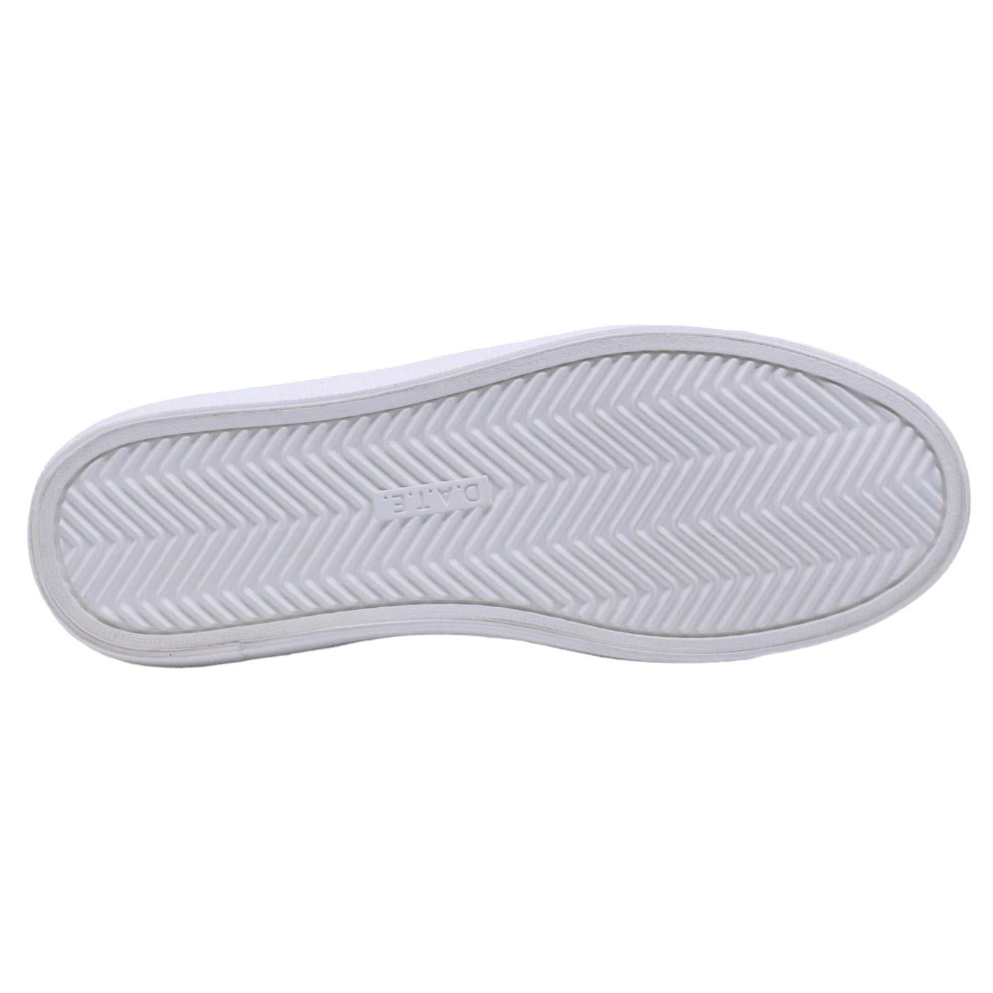 D.A.T.E. Hill Low Vintage Calf White Cuoio HL-VC-WI sneaker uomo in morbida pelle bianca 