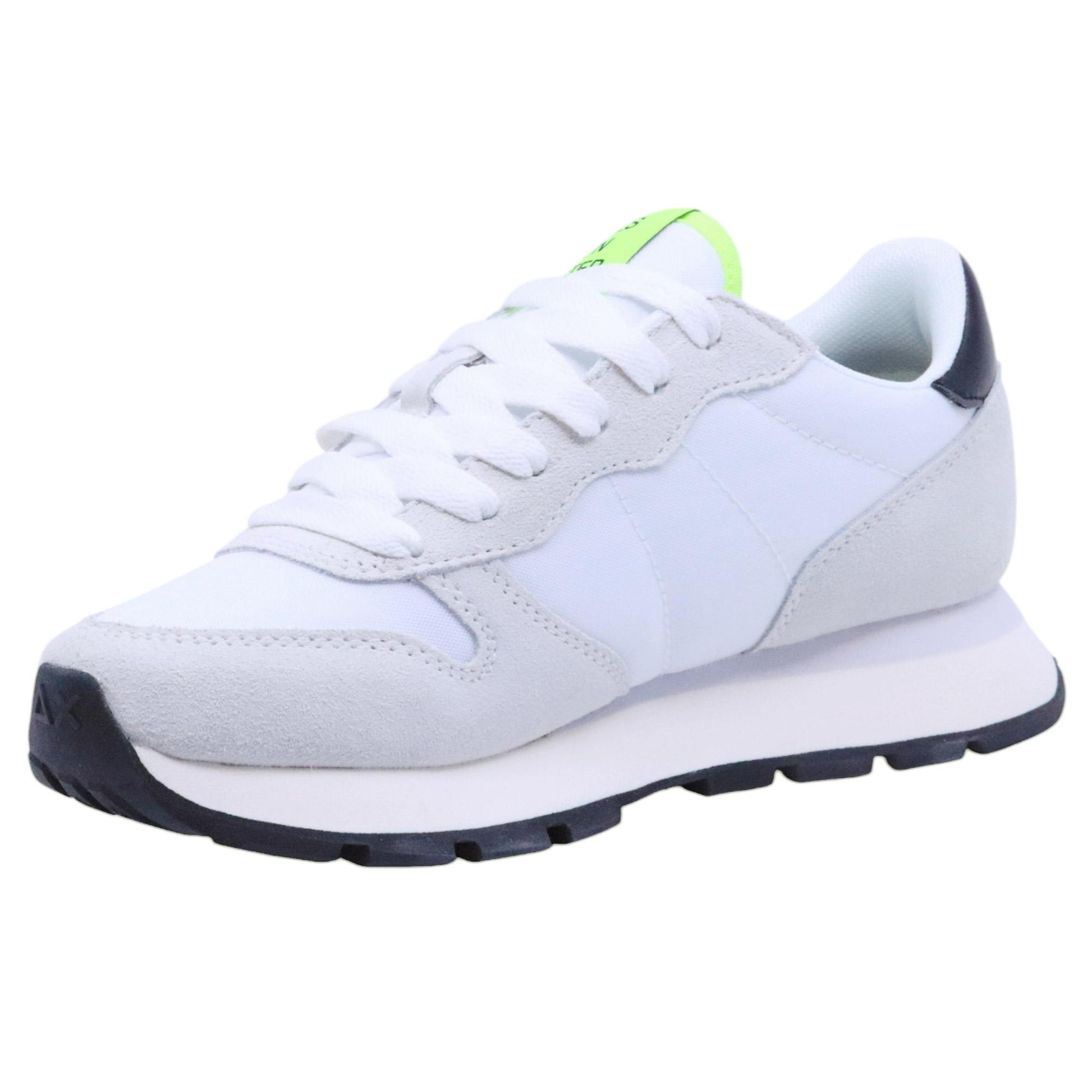 Sneaker donna Sun68 Ally Solid Nylon Z35201 in tessuto bianco 