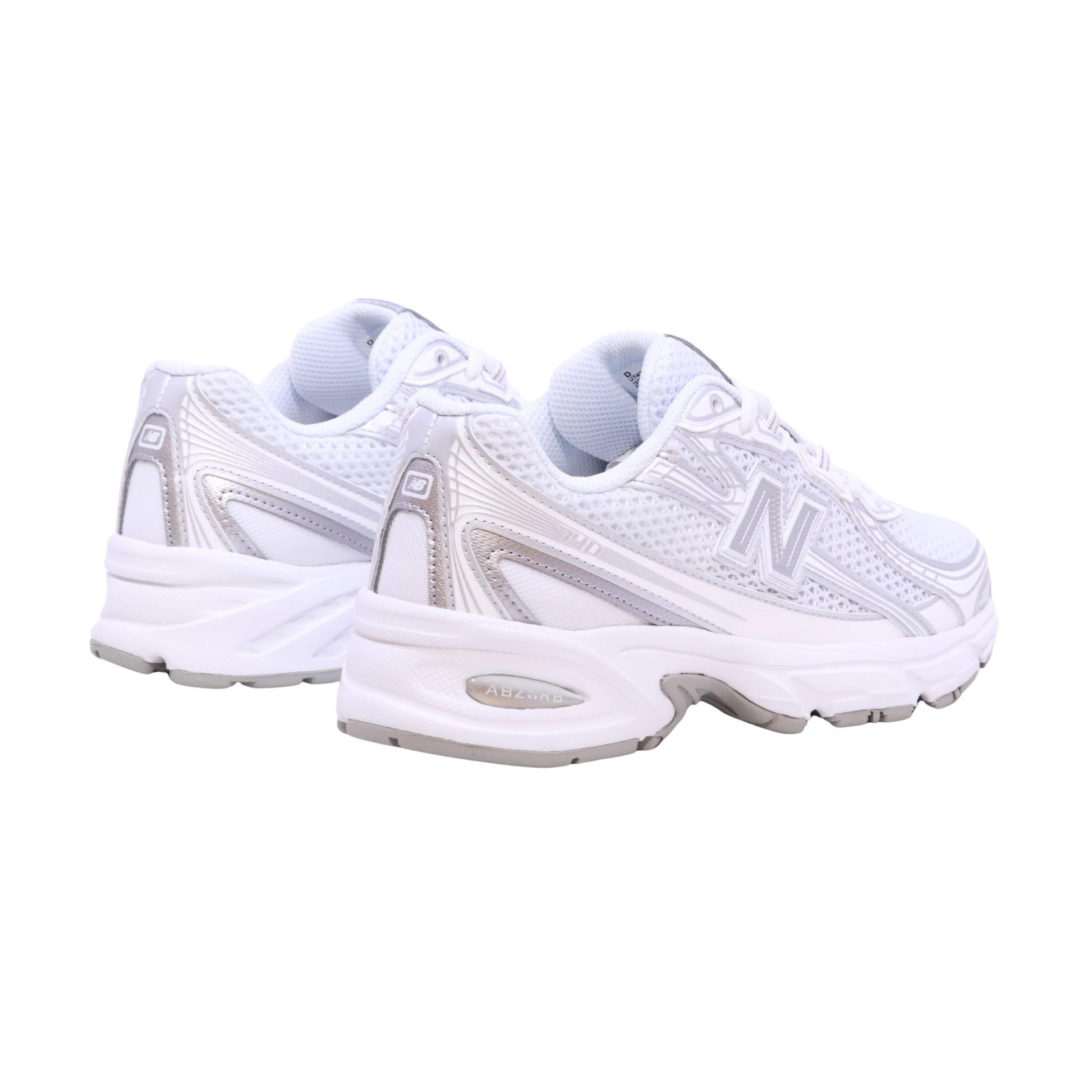 New Balance 740 White sneaker in tessuto bianco 