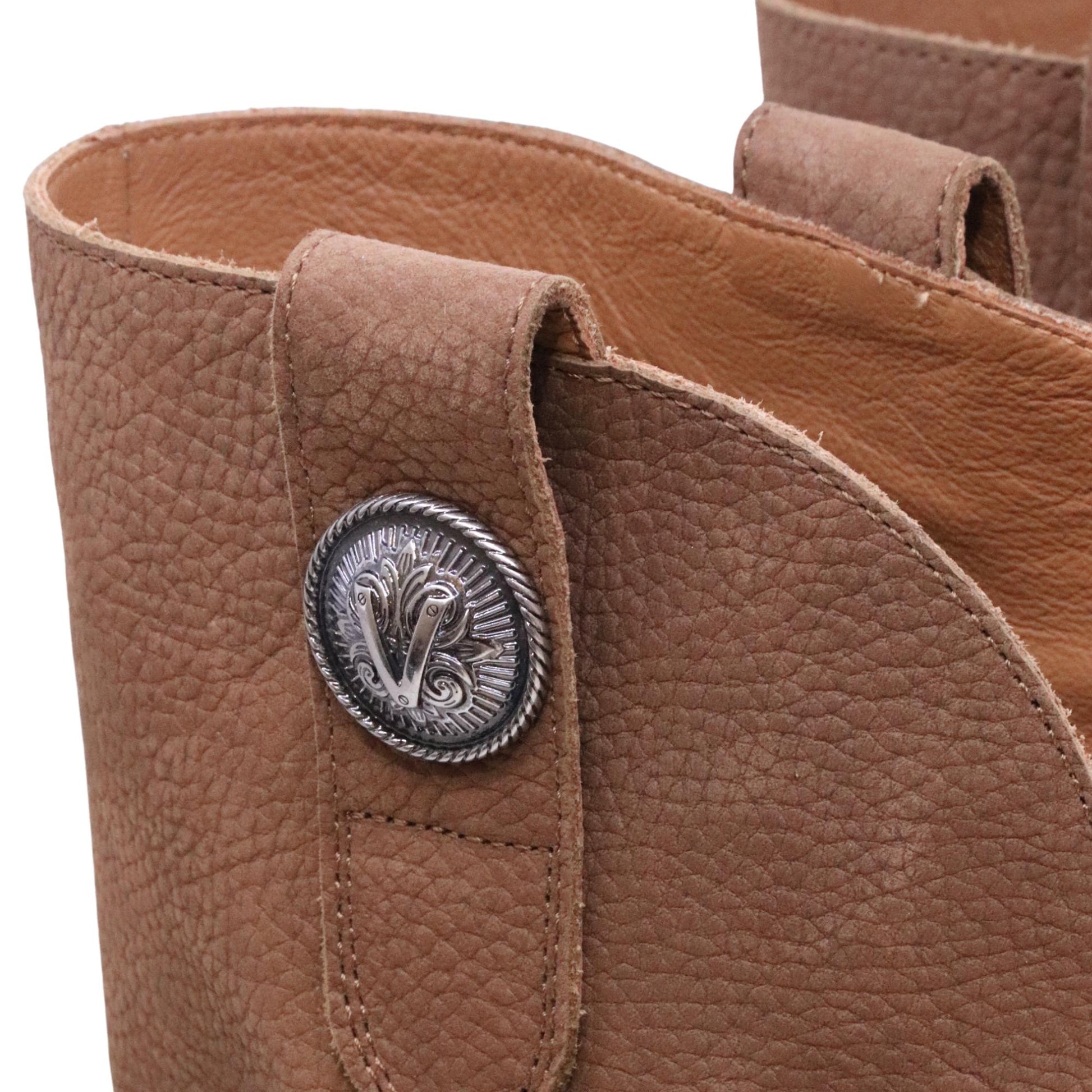 Via Roma 15 Desire 4378 stivale texano donna camoscio cuoio 