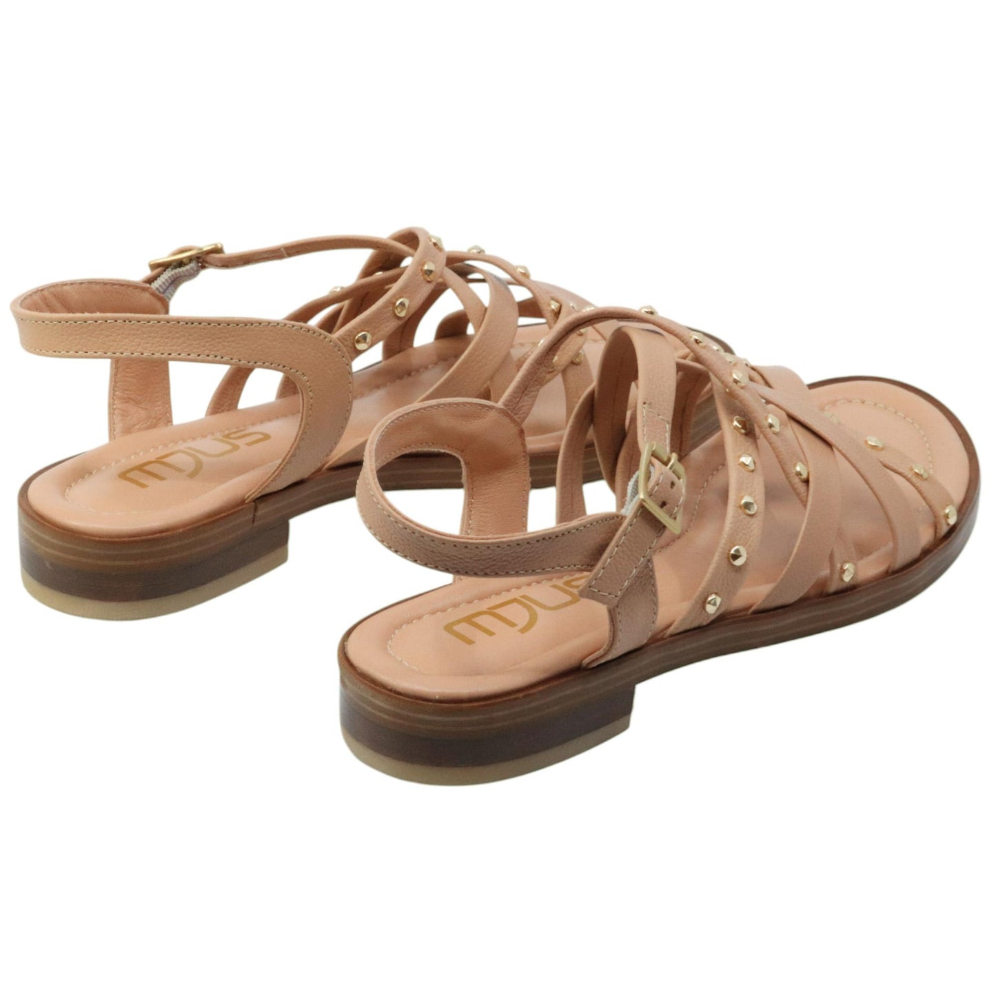 Sandalo basso Mjus Cagliari L80007 in pelle color carne 