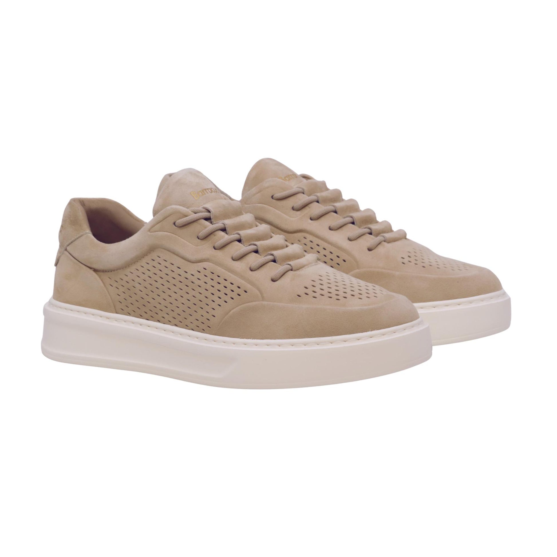 Barracuda Phoenix BU3612 tabacco sneaker in camoscio traforato 