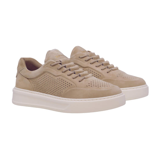 Barracuda Phoenix BU3612 tabacco sneaker in camoscio traforato 