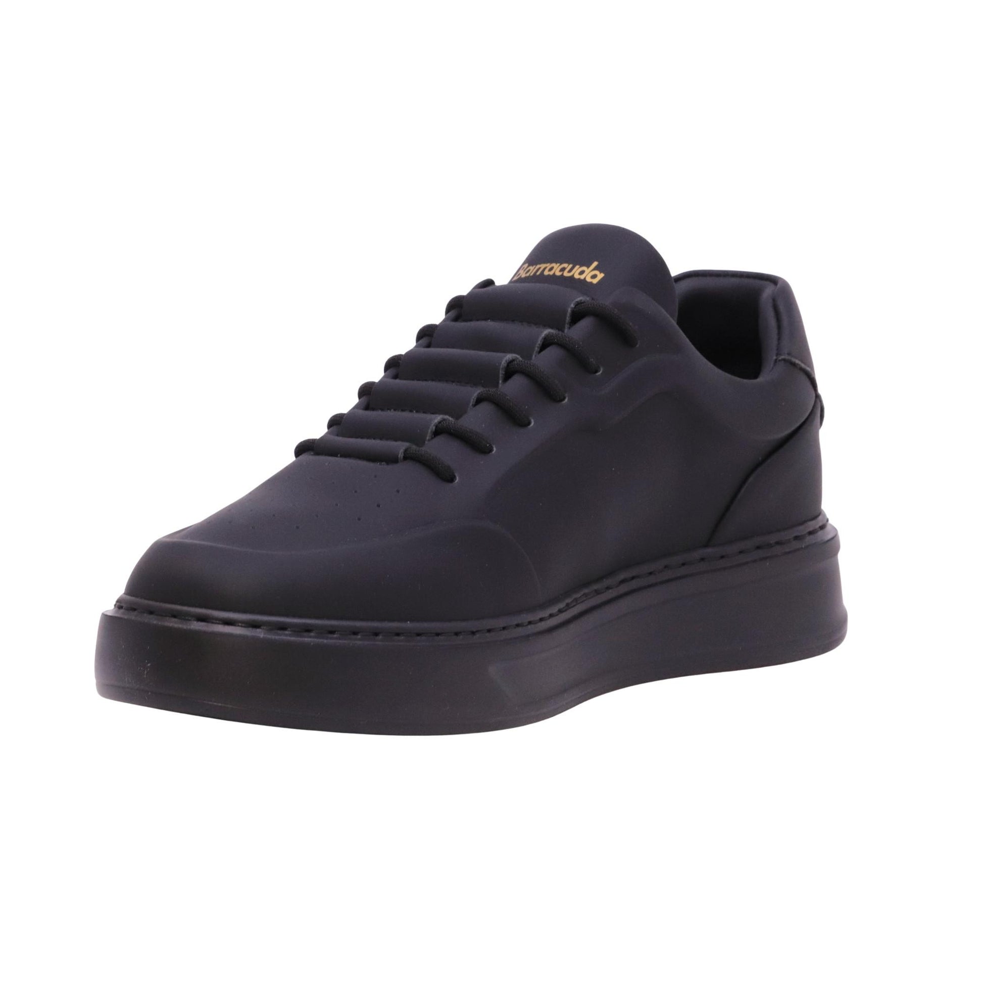 Barracuda Phoenix BU3510 nera sneaker in pelle gommata 