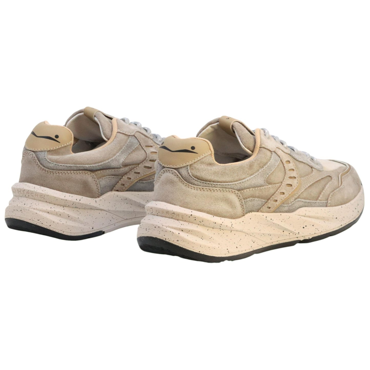 Voile Blanche CLUB22 sneaker uomo in pelle e suede grigio 